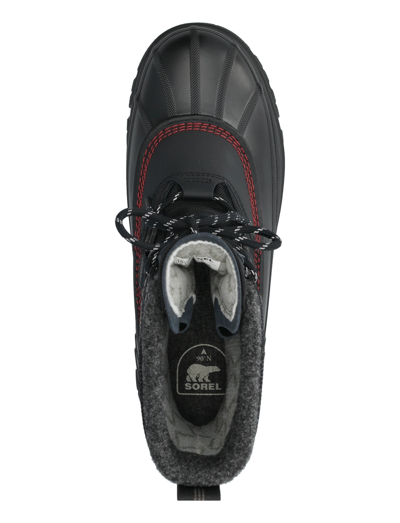 Sorel - CARIBOU HORIZON GTX - winterstiefel - black, bright red - 3