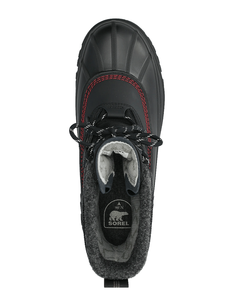 Sorel - CARIBOU HORIZON GTX - ziemas zābaki - black, bright red - 3