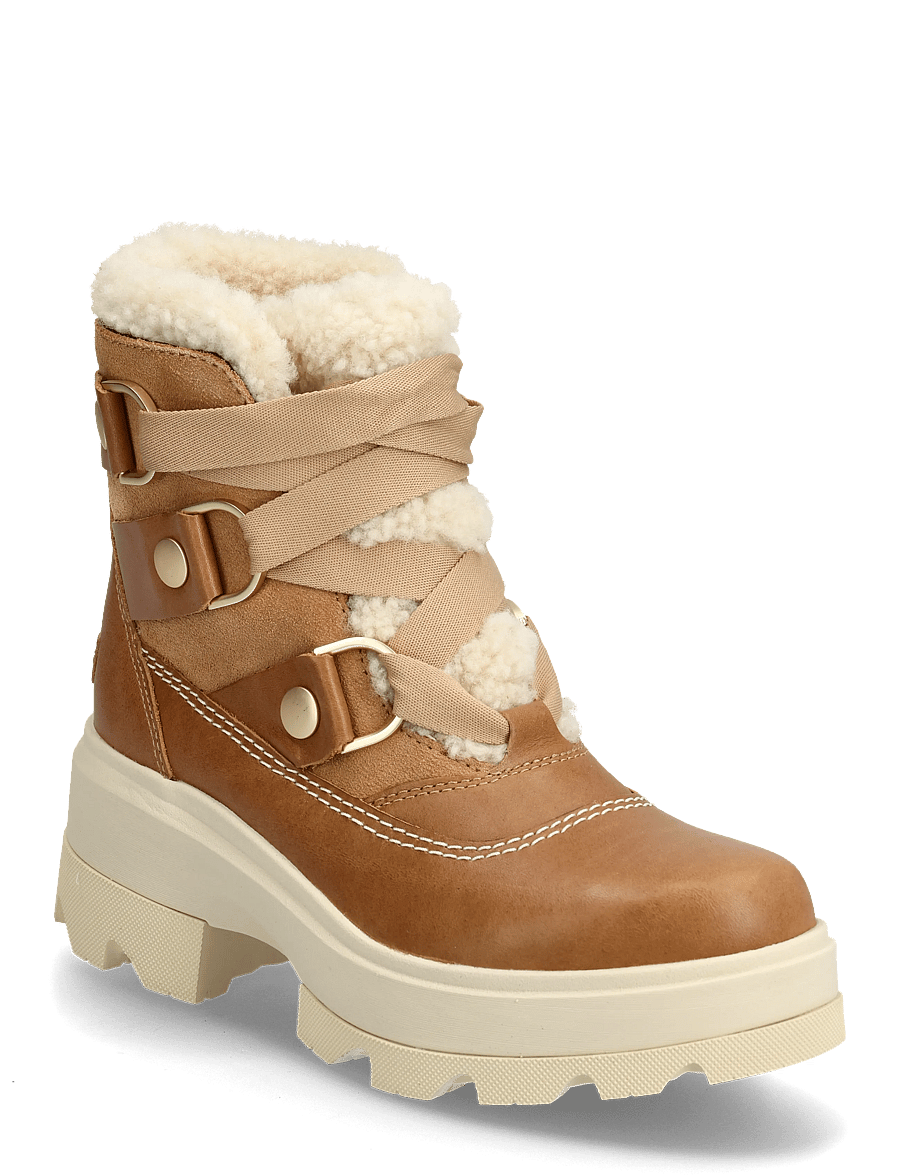 Sorel - JOAN FRWD COZY BOOT WP - vintersko - tawny buff, honey white - 0
