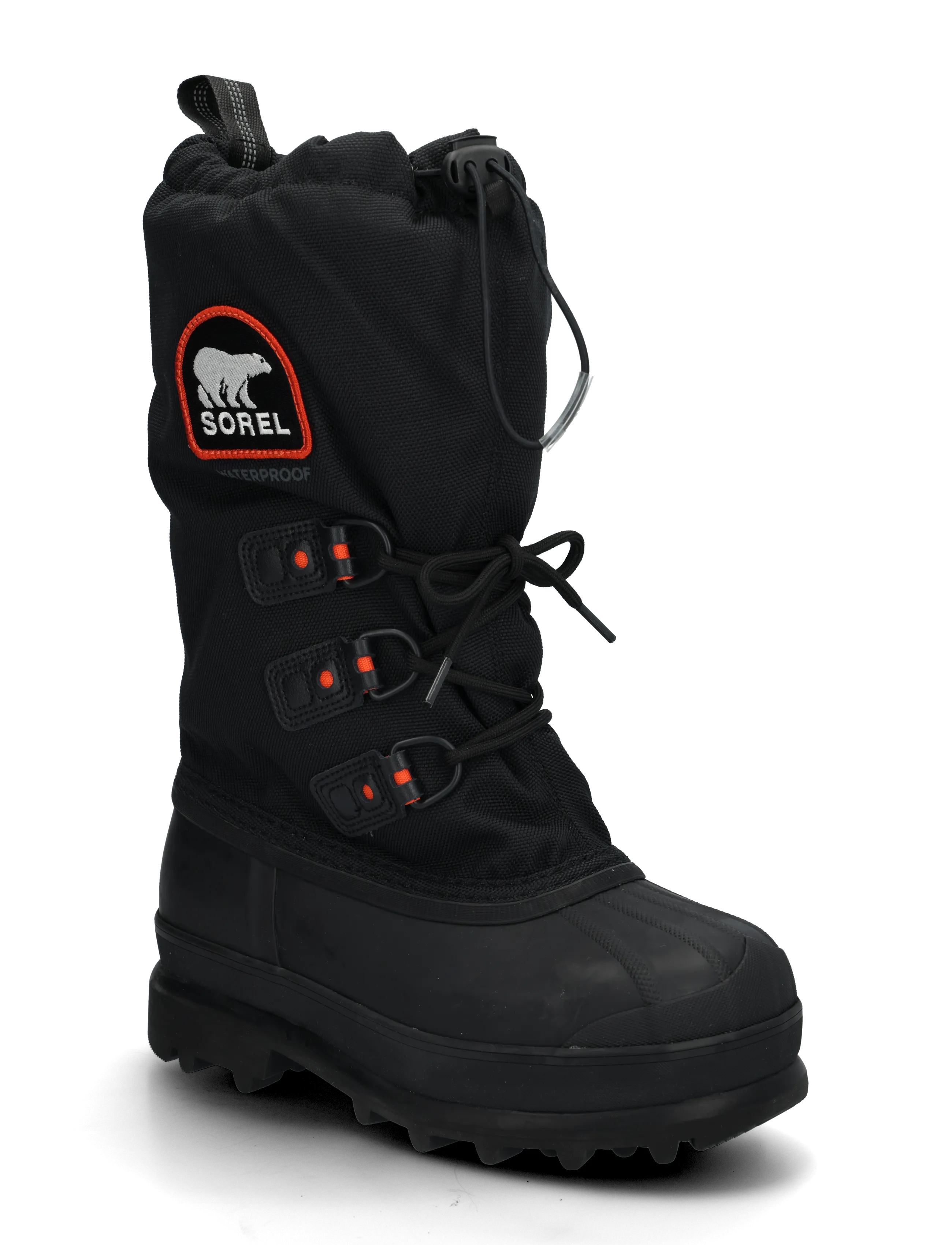Sorel GLACIER XT - Schuhe - BLACK, RED QUARTZ / black