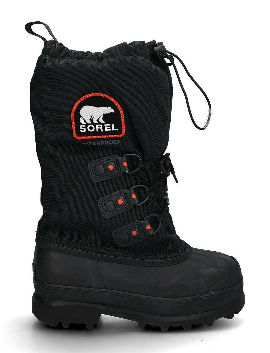 Sorel - GLACIER XT - vintersko - black, red quartz - 2