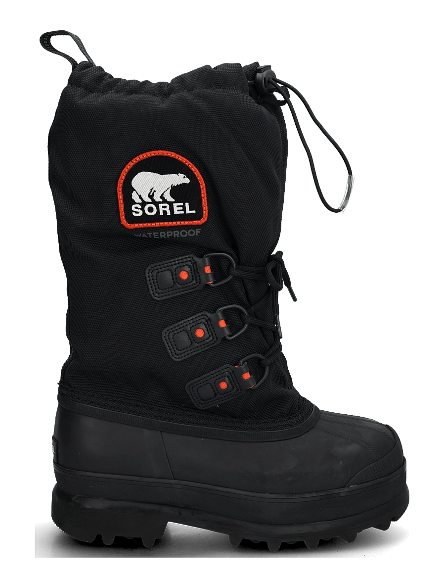 Sorel - GLACIER XT - winterschuhe - black, red quartz - 2