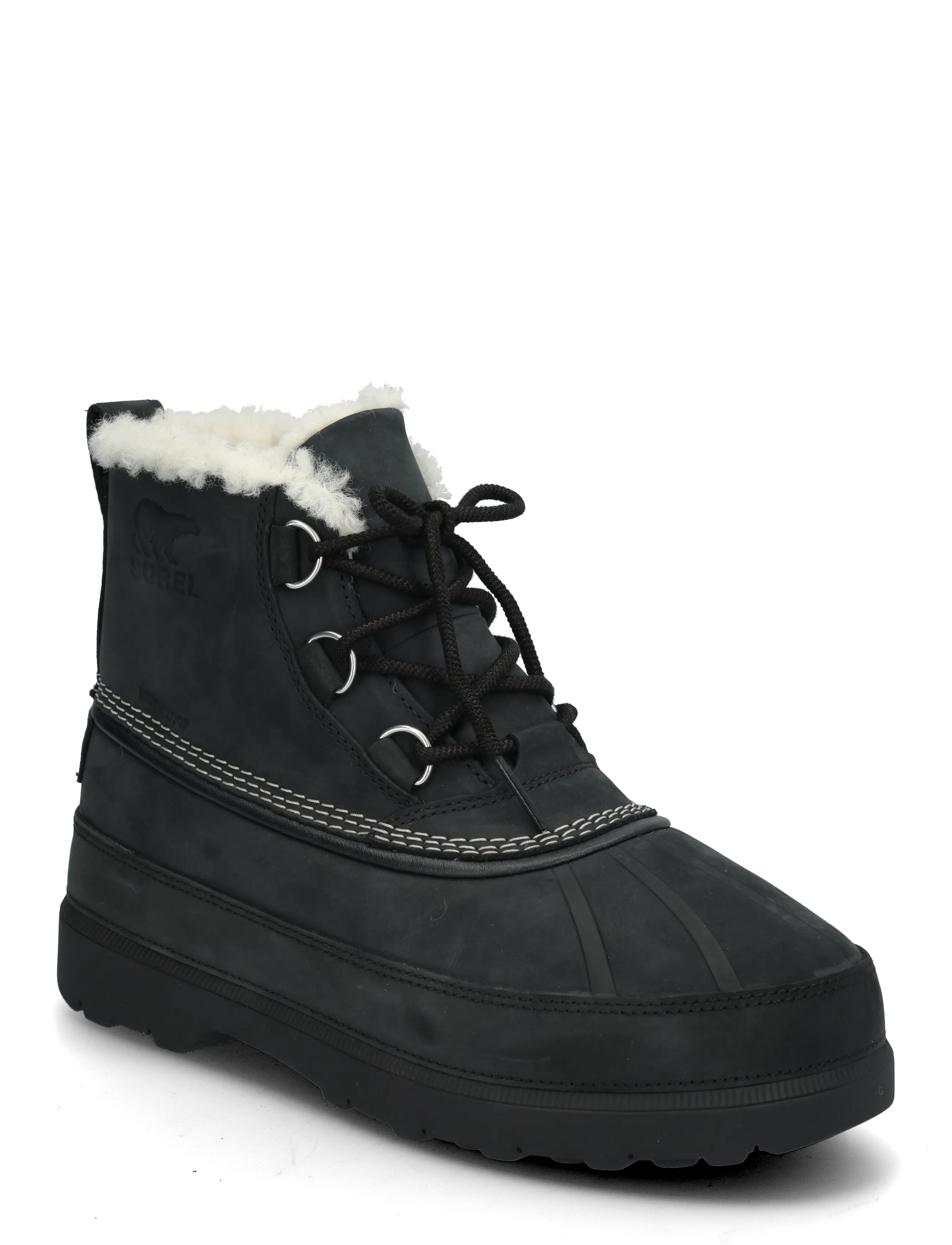 Sorel AMBLER FIRESIDE CHUKKA WP - Støvler - BLACK, DARK STONE / black
