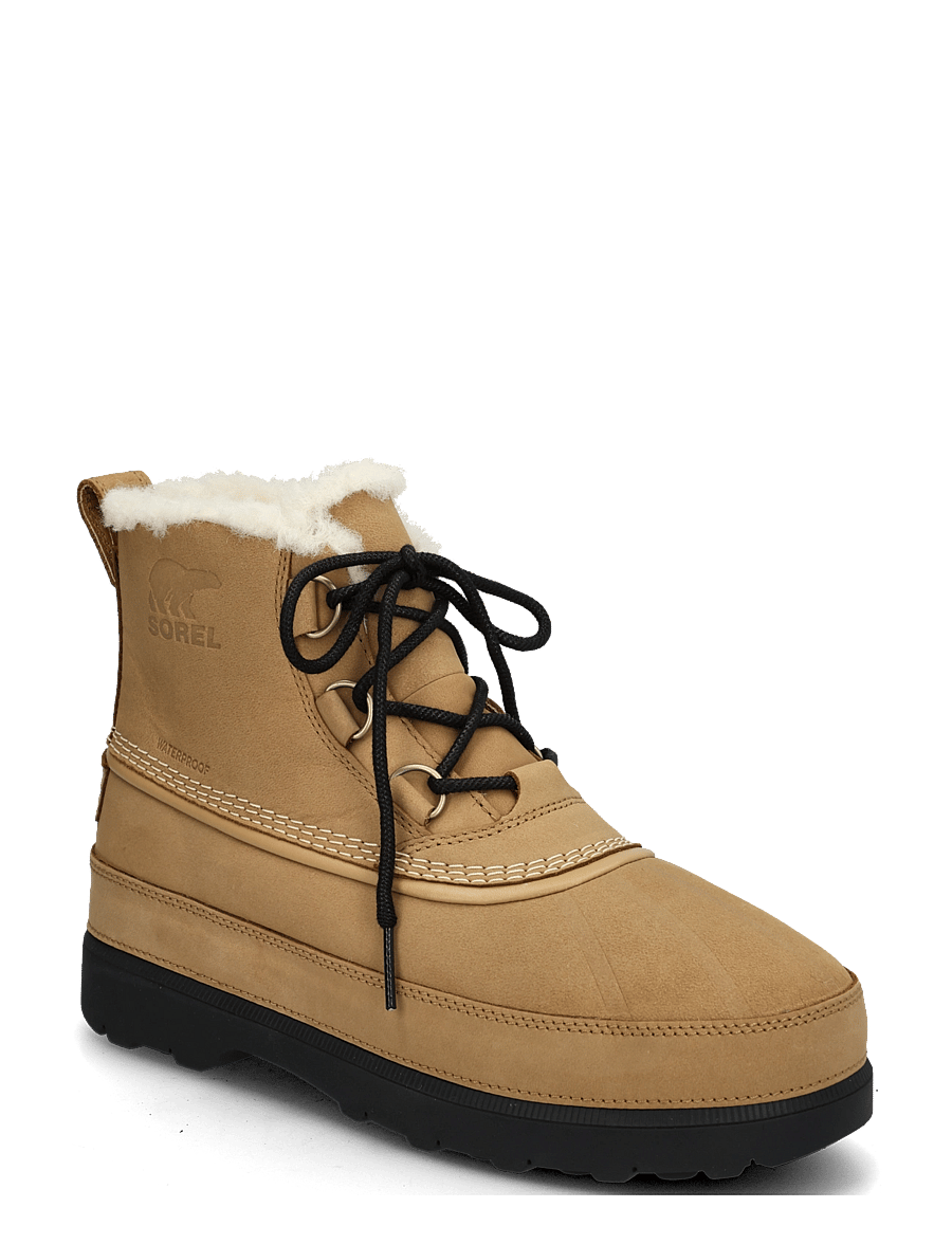 Sorel - AMBLER FIRESIDE CHUKKA WP - chukka boots - caribou buff, black - 0