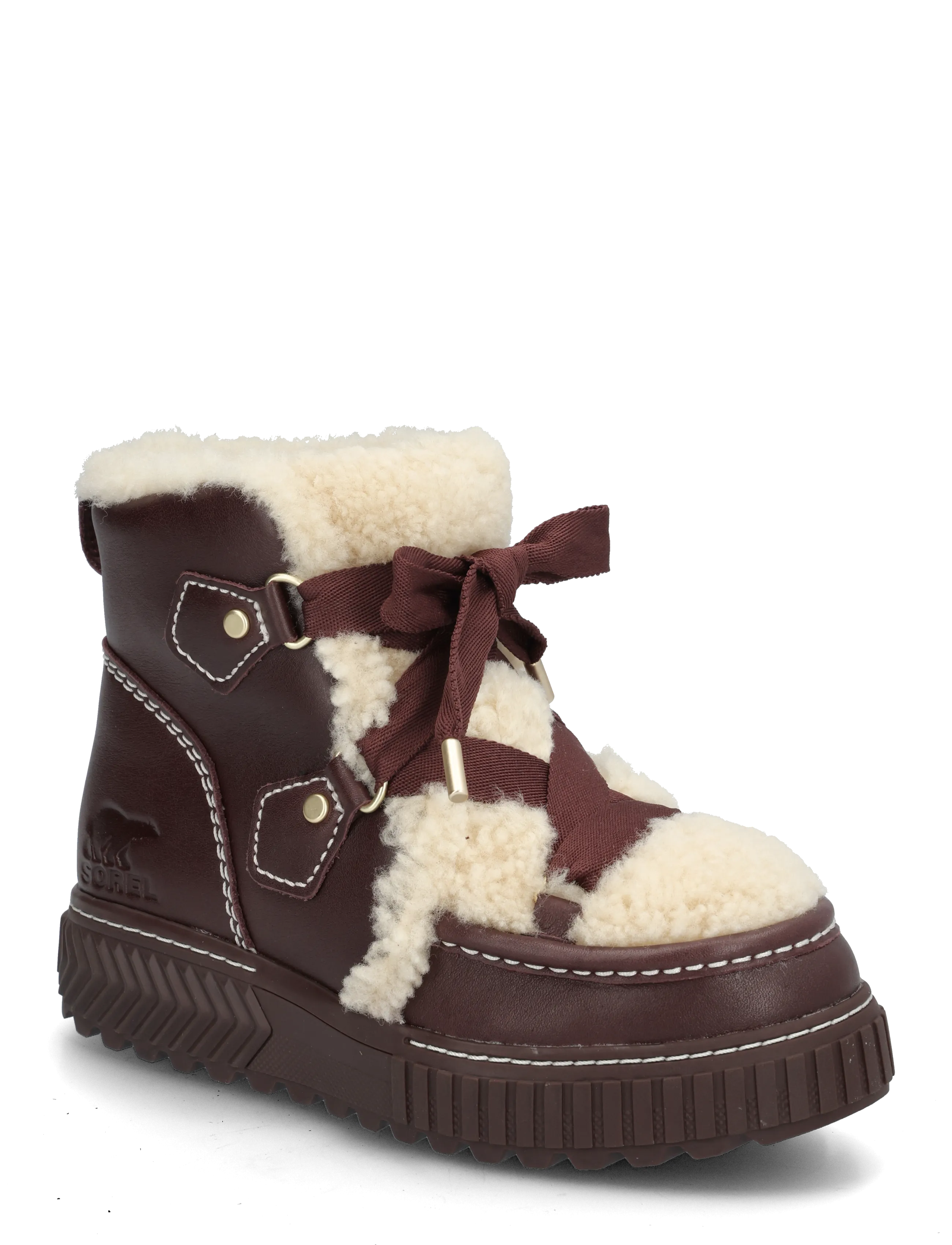 Sorel ONA AVE ALPINE LX WP - Skor - RED LODGE, SNOW / brown