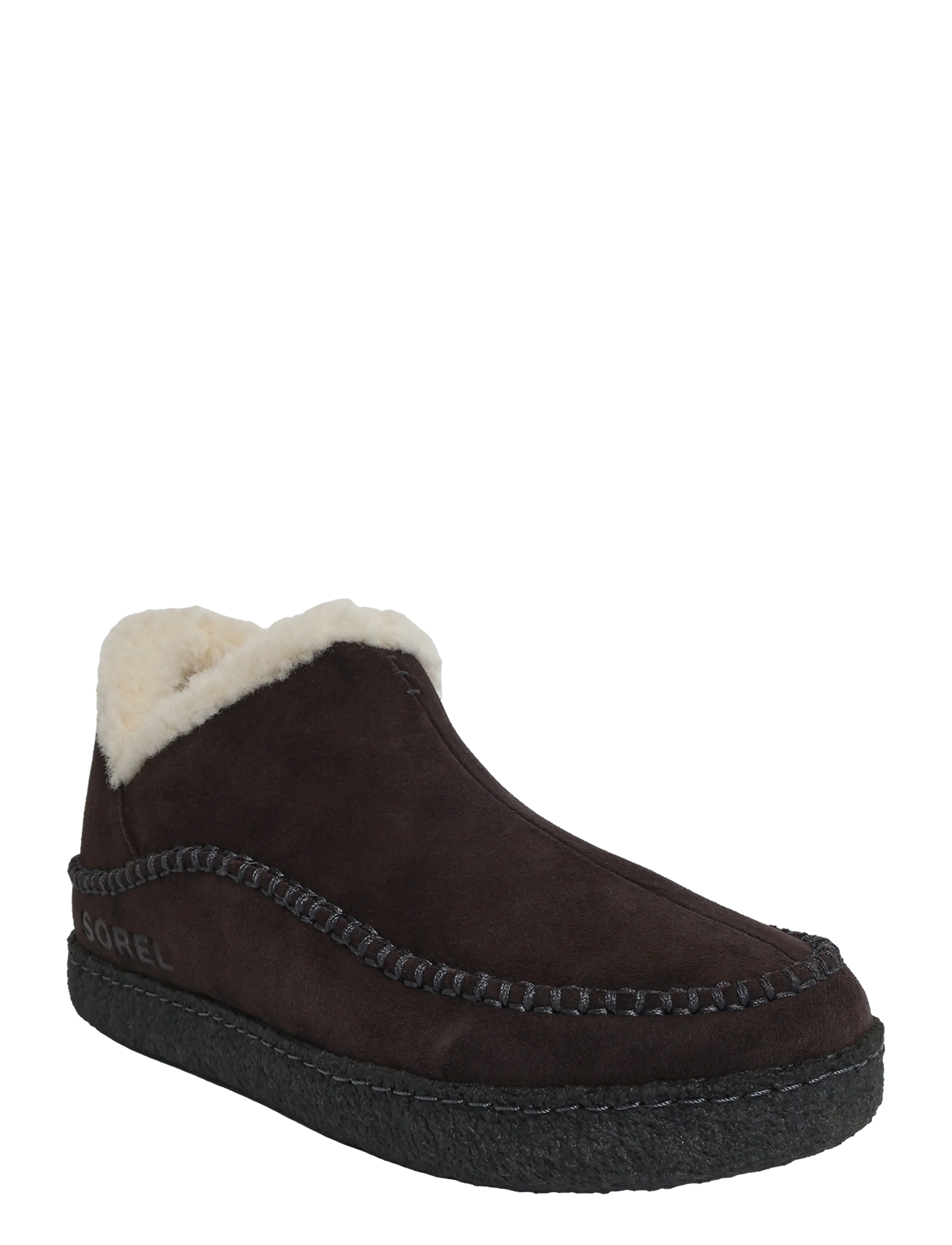 Sorel MANAWAN III - Hausschuhe - BLACKENED BROWN, JET / brown