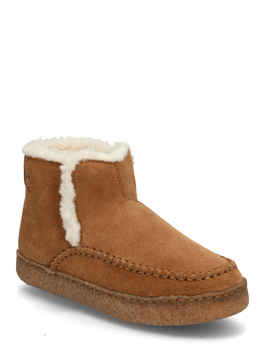 Sorel - NAKISKA III BOOTIE - flade ankelstøvler - velvet tan, gum 2 - 0