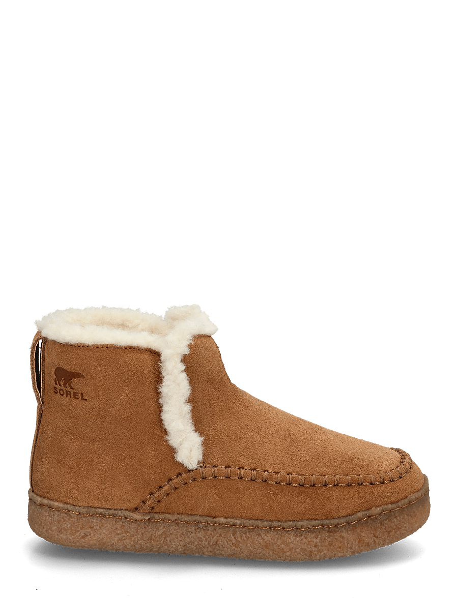 Sorel - NAKISKA III BOOTIE - flade ankelstøvler - velvet tan, gum 2 - 2