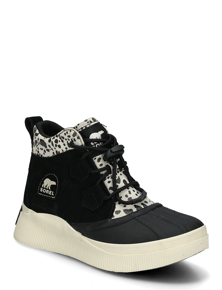 Sorel - BIG KIDS OUT N ABOUT IV CLASSIC WP - matka- ja kõndimisjalatsid - black, chalk - 0