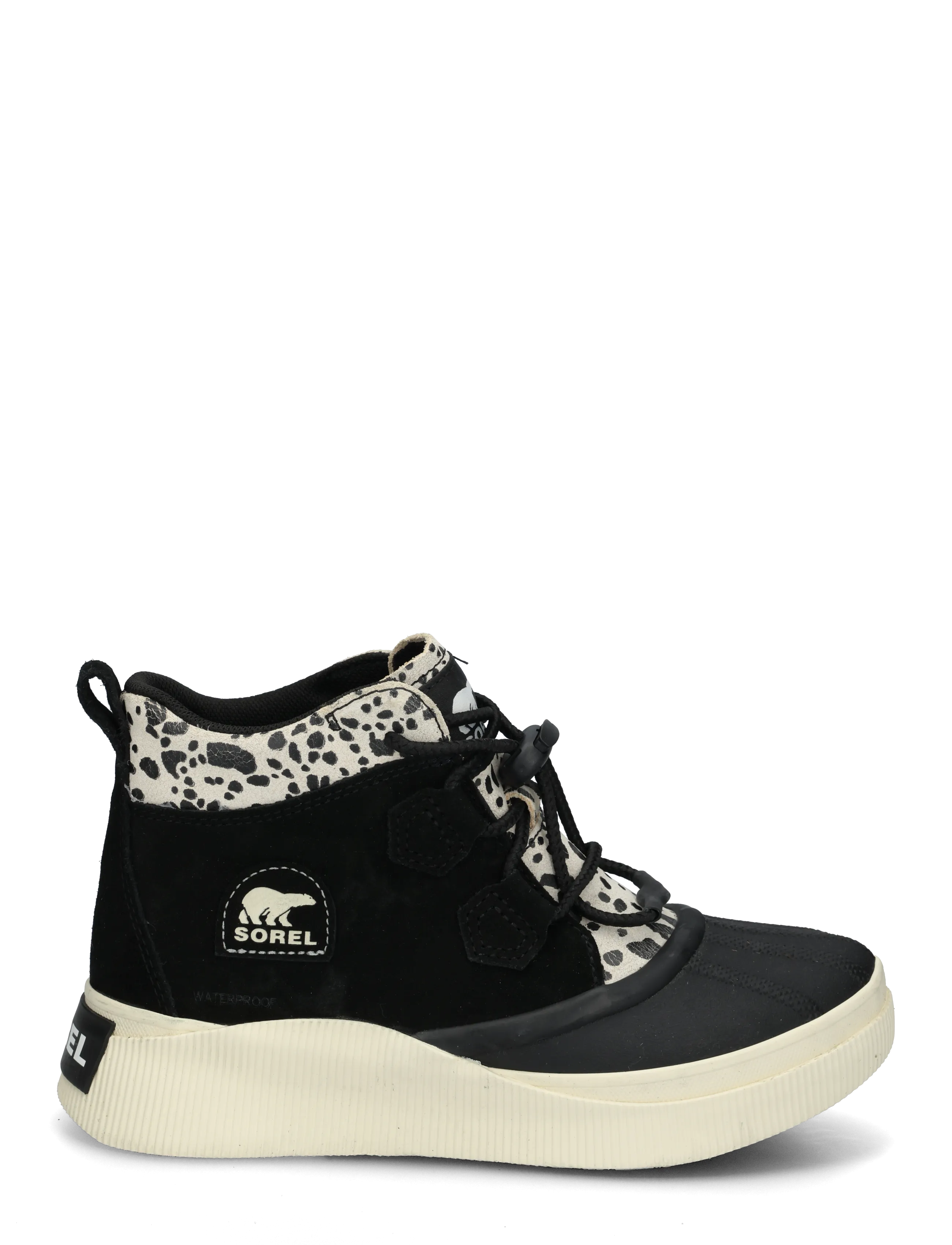 Sorel - BIG KIDS OUT N ABOUT IV CLASSIC WP - matka- ja kõndimisjalatsid - black, chalk - 2