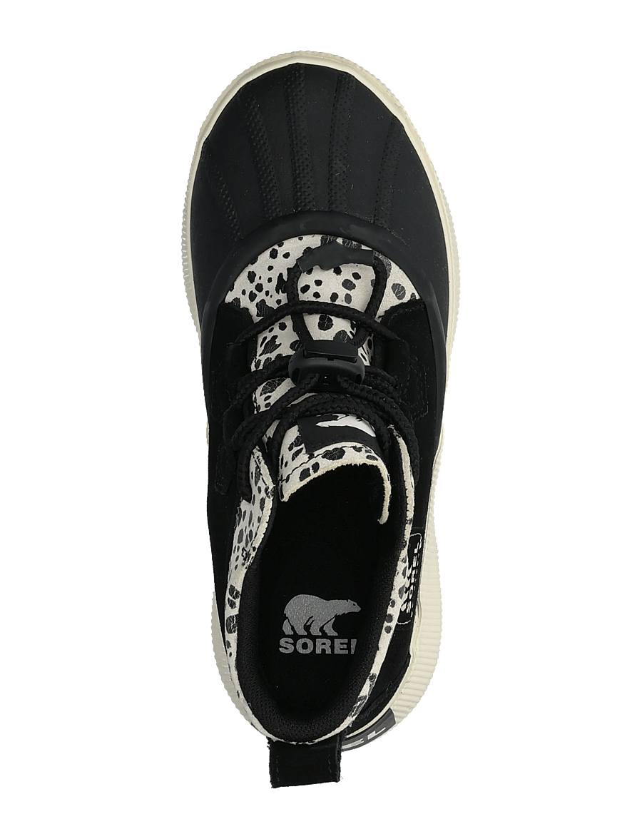 Sorel - BIG KIDS OUT N ABOUT IV CLASSIC WP - matka- ja kõndimisjalatsid - black, chalk - 3