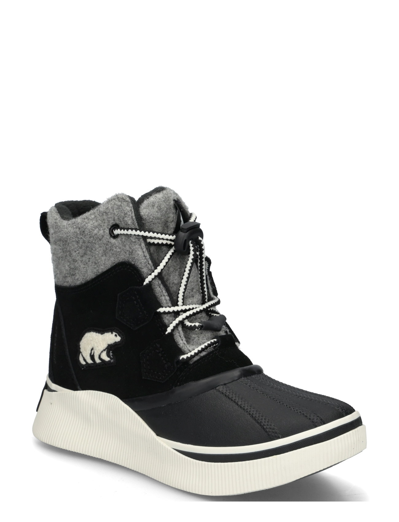 Sorel BIG KIDS OUT N ABOUT IV CHILLZ WP - Schuhe - BLACK, CHALK / black