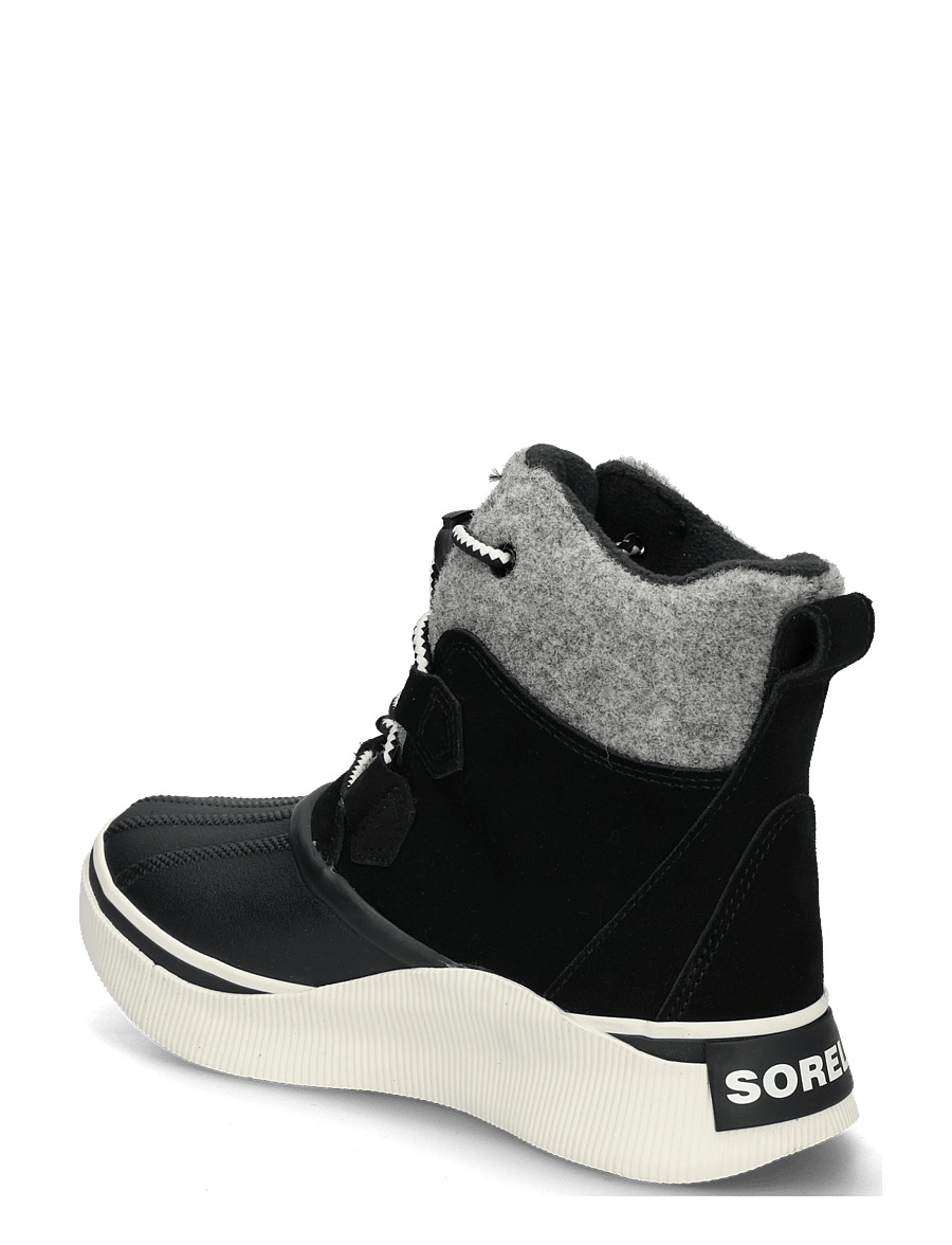 Sorel - BIG KIDS OUT N ABOUT IV CHILLZ WP - wanderschuhe - black, chalk - 1