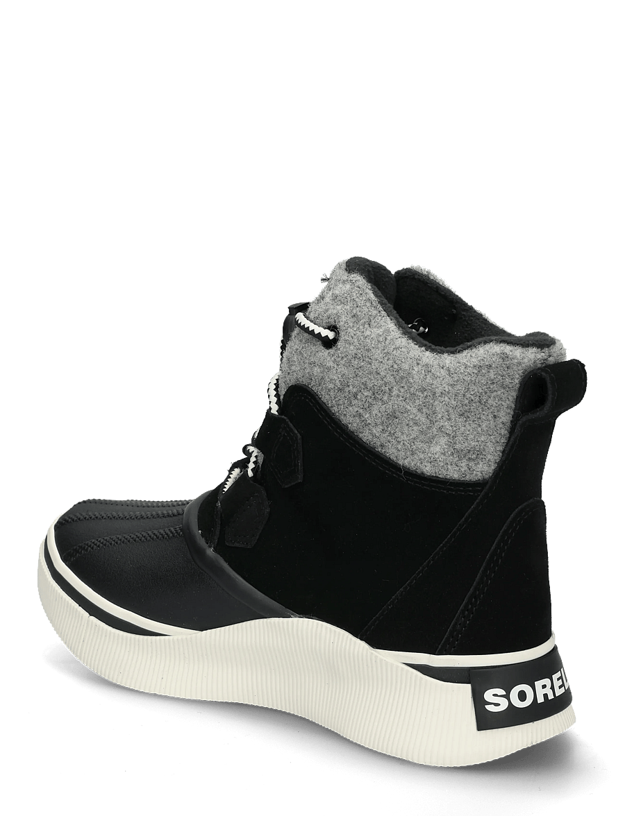 Sorel - BIG KIDS OUT N ABOUT IV CHILLZ WP - vandresko - black, chalk - 1