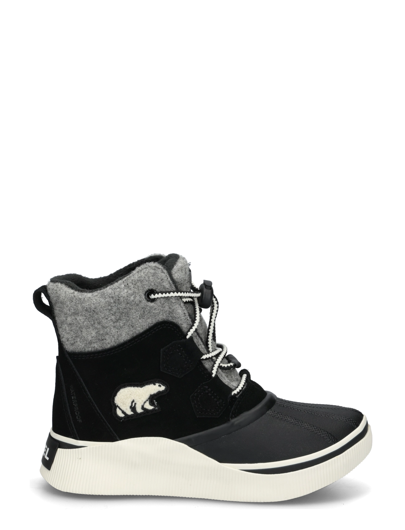 Sorel - BIG KIDS OUT N ABOUT IV CHILLZ WP - black, chalk - 2