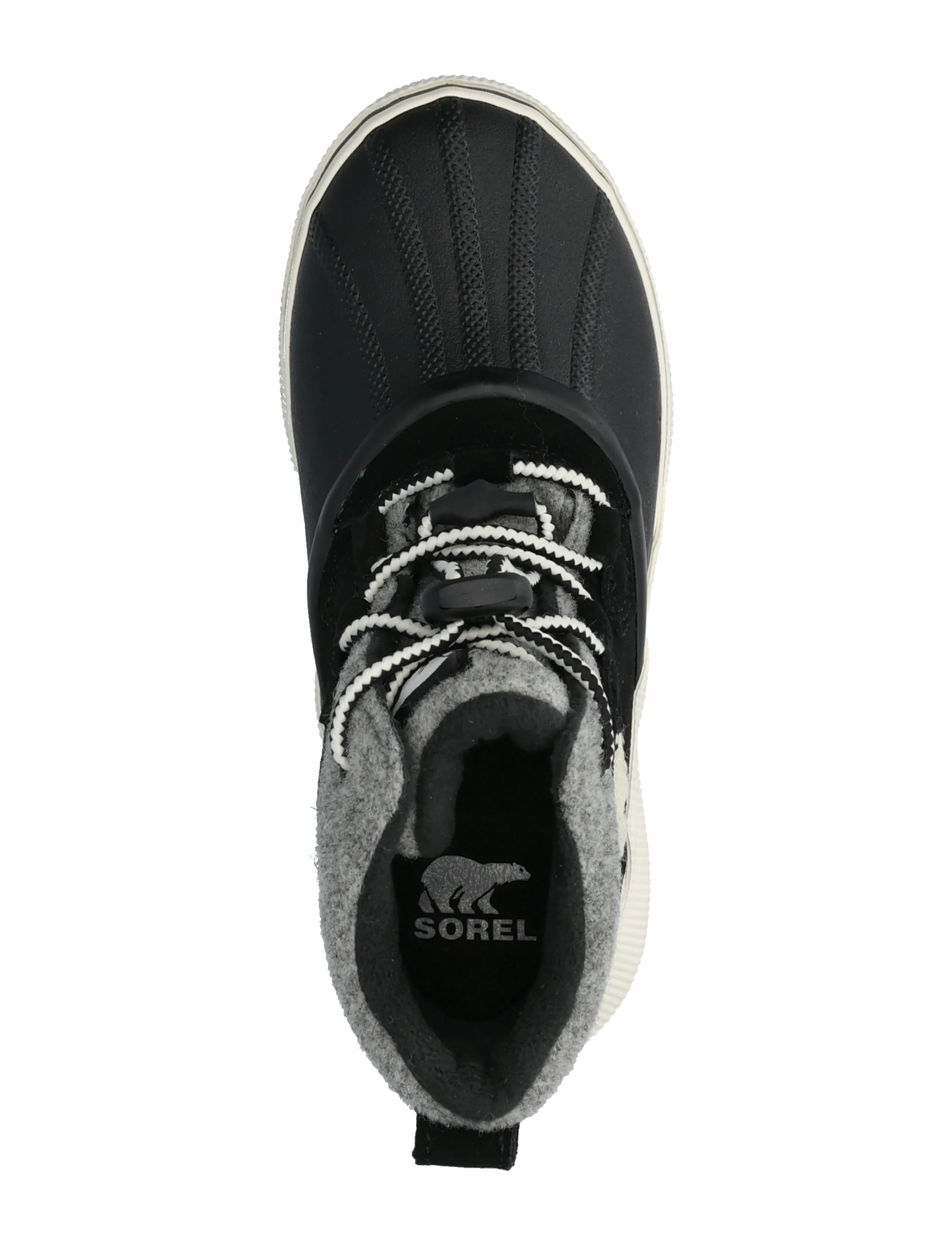 Sorel - BIG KIDS OUT N ABOUT IV CHILLZ WP - vandresko - black, chalk - 3