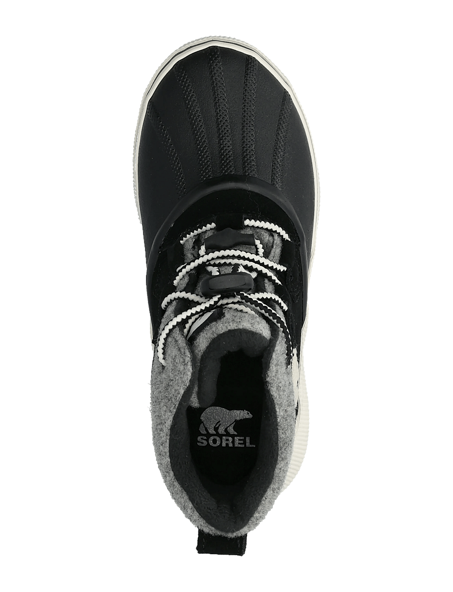 Sorel - BIG KIDS OUT N ABOUT IV CHILLZ WP - vandresko - black, chalk - 3