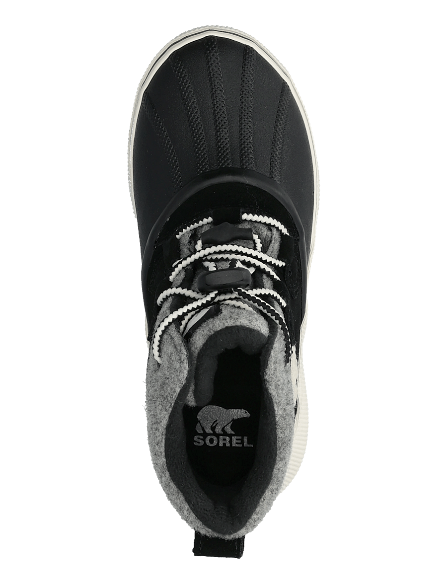 Sorel - BIG KIDS OUT N ABOUT IV CHILLZ WP - wanderschuhe - black, chalk - 3