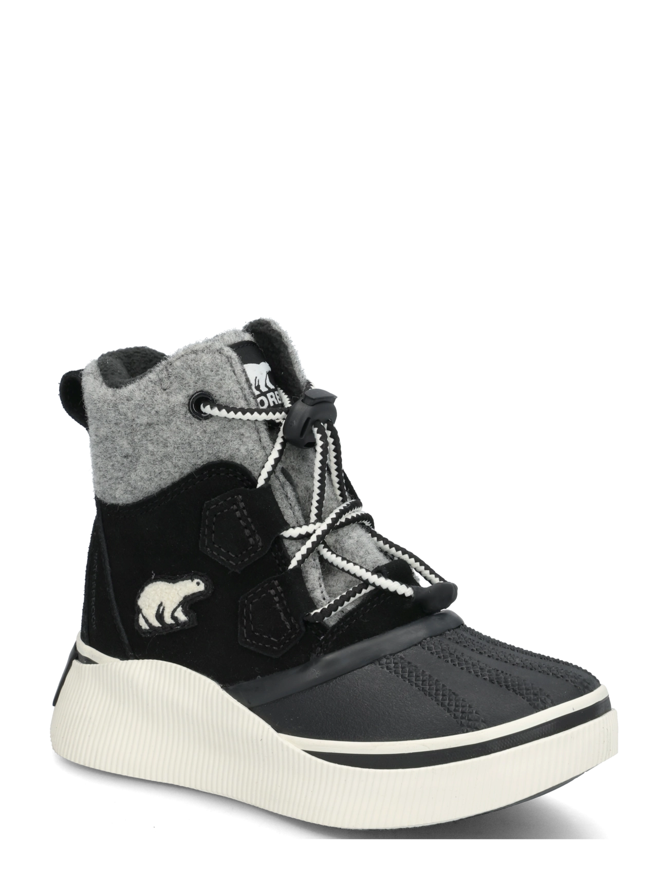 Sorel LITTLE KIDS OUT N ABOUT IV CHILLZ WP - Wintersport - BLACK, CHALK / black