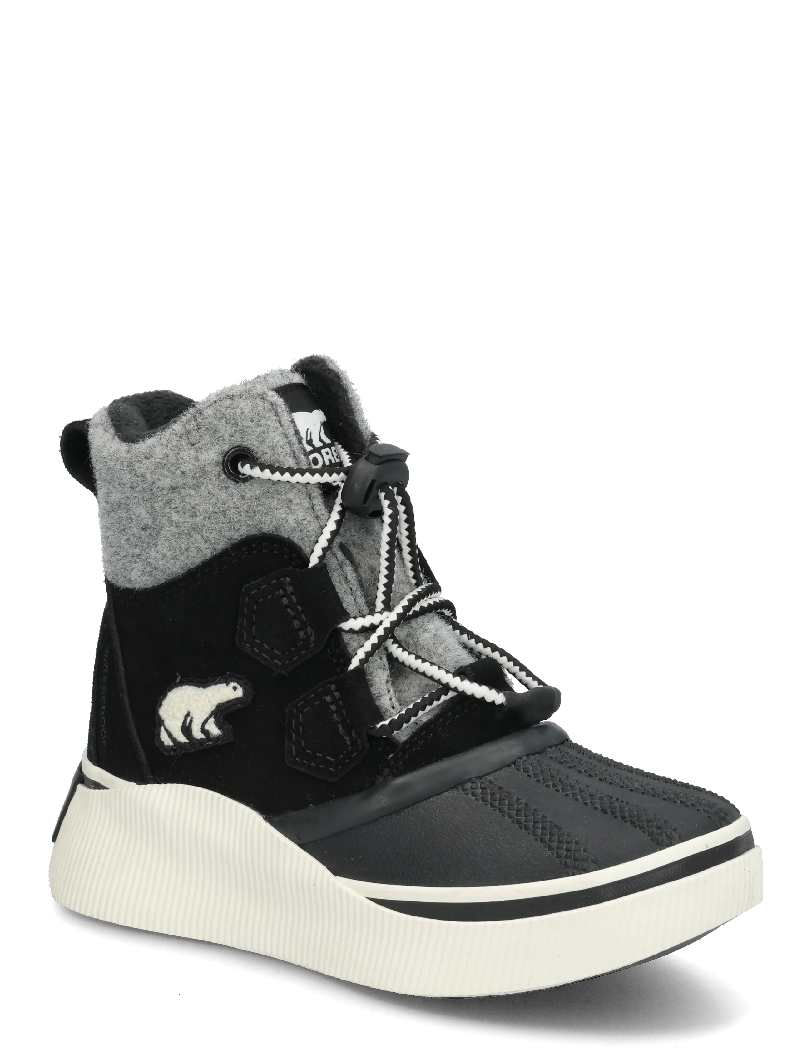 Sorel LITTLE KIDS OUT N ABOUT IV CHILLZ WP - Vis alt - BLACK, CHALK / black