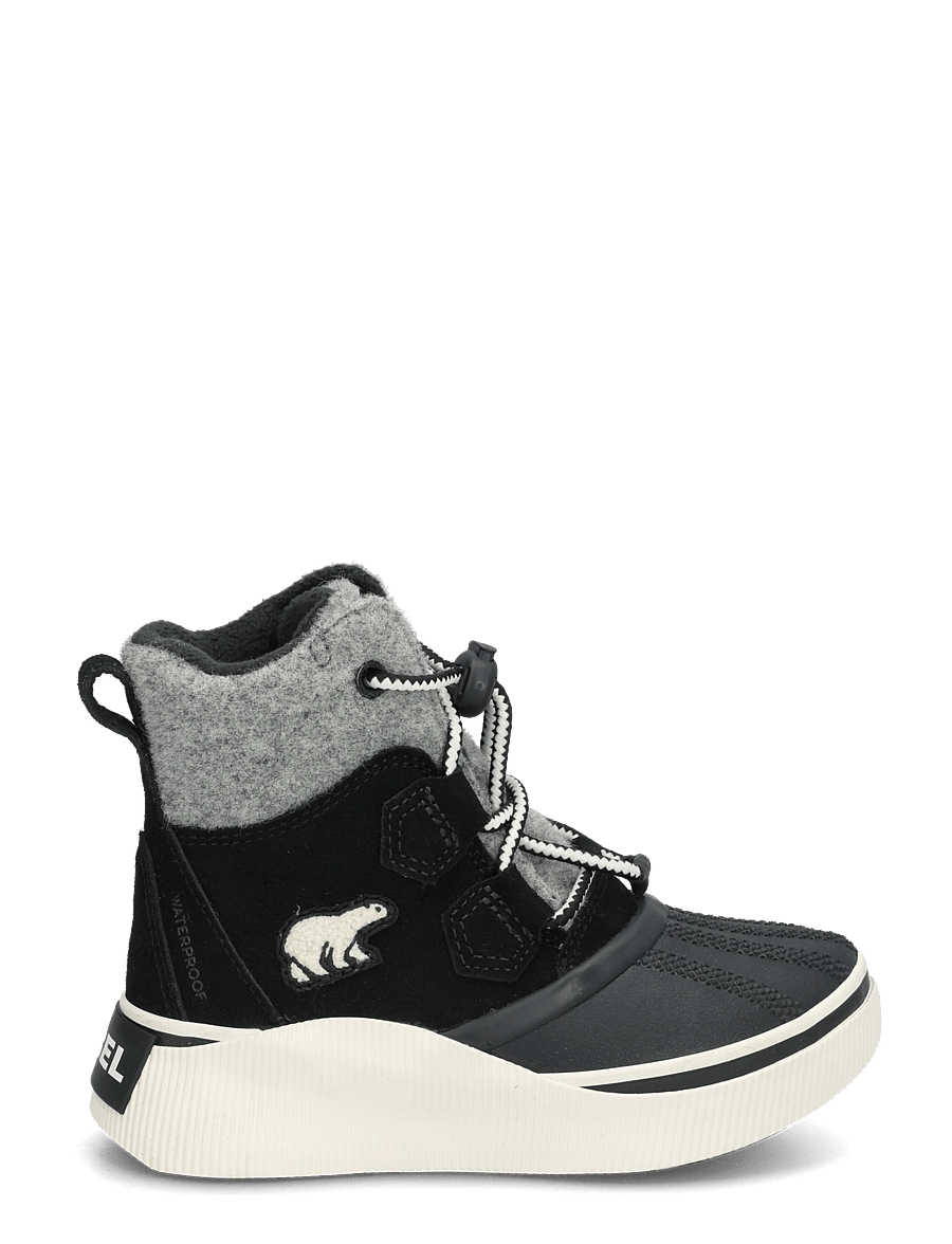 Sorel - LITTLE KIDS OUT N ABOUT IV CHILLZ WP - wanderschuhe - black, chalk - 2