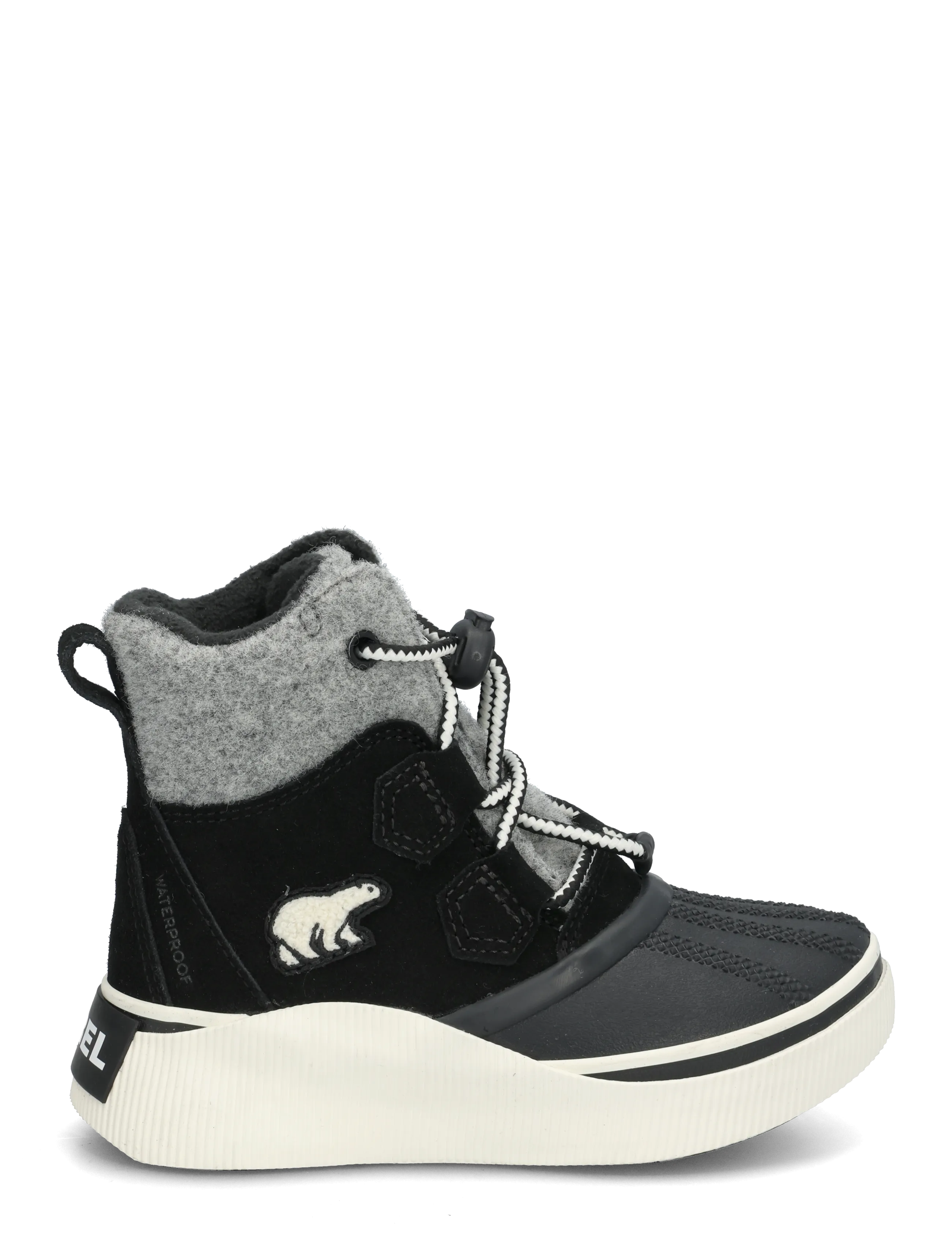 Sorel - LITTLE KIDS OUT N ABOUT IV CHILLZ WP - vandresko - black, chalk - 2