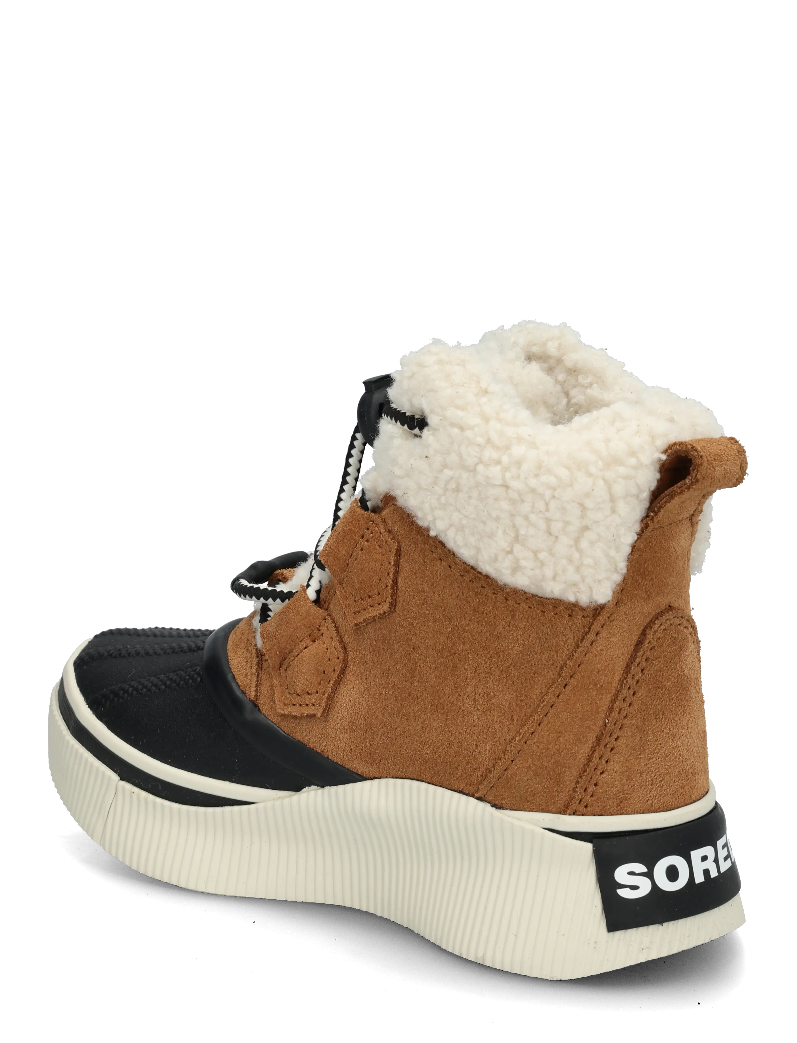 Sorel - LITTLE KIDS OUT N ABOUT IV CHILLZ WP - matka- ja kõndimisjalatsid - taffy leather, black - 1