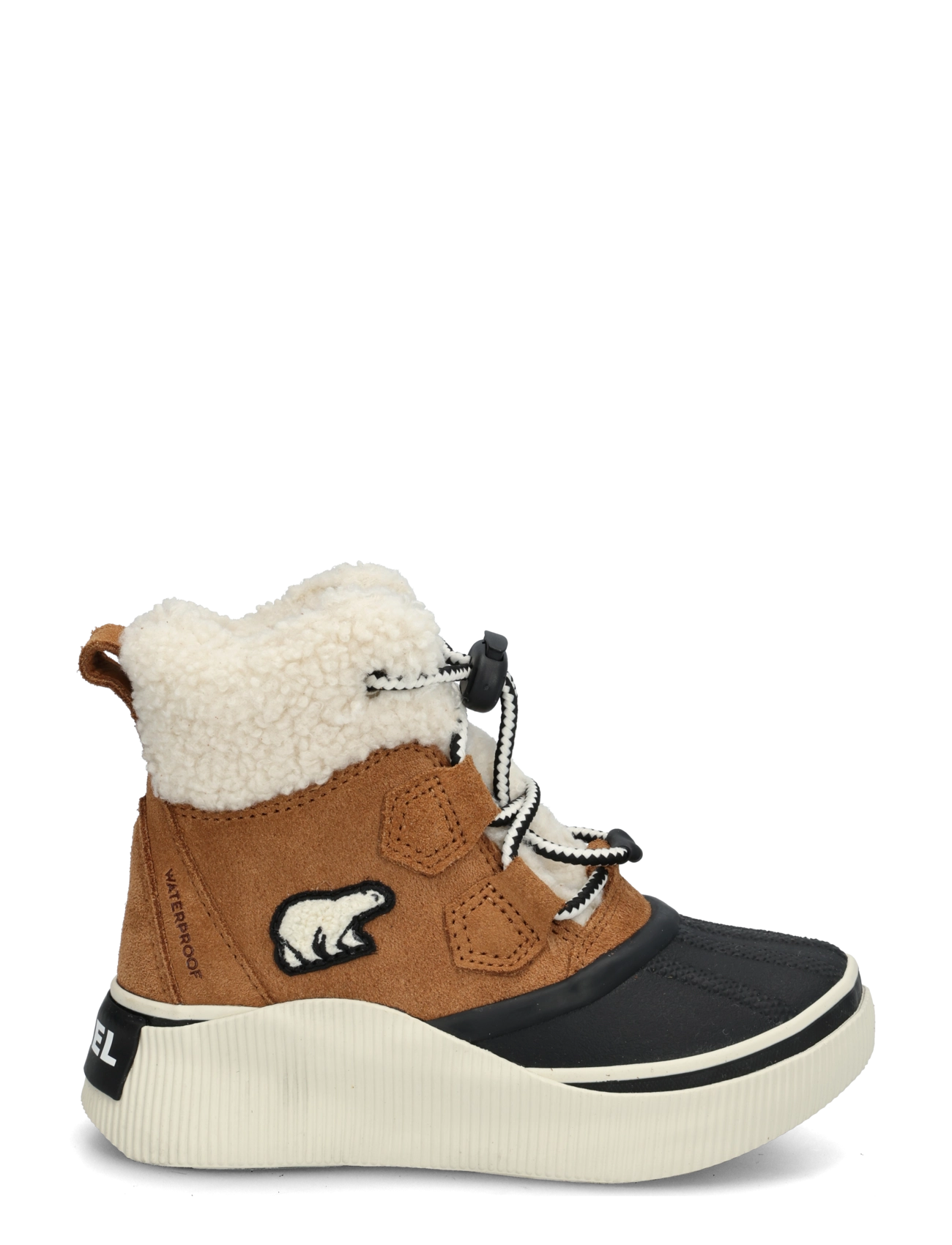 Sorel - LITTLE KIDS OUT N ABOUT IV CHILLZ WP - taffy leather, black - 2