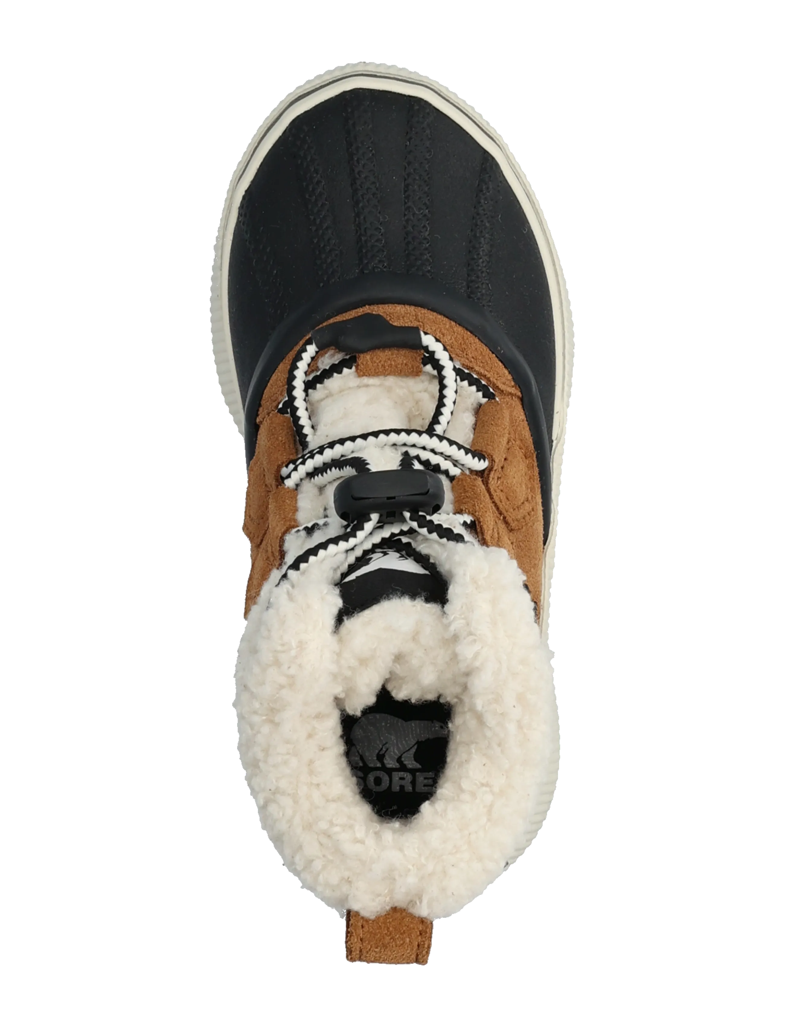 Sorel - LITTLE KIDS OUT N ABOUT IV CHILLZ WP - matka- ja kõndimisjalatsid - taffy leather, black - 3