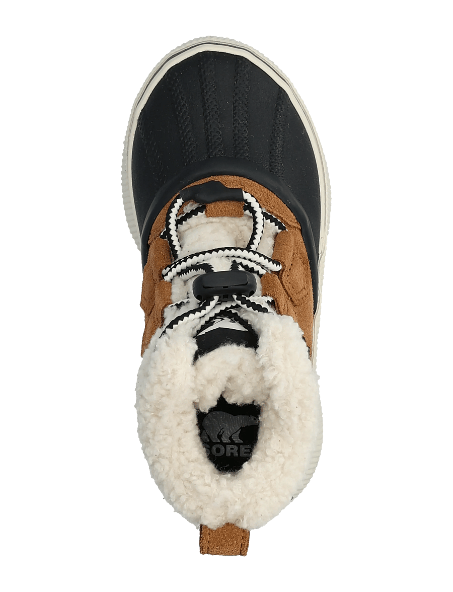 Sorel - LITTLE KIDS OUT N ABOUT IV CHILLZ WP - matka- ja kõndimisjalatsid - taffy leather, black - 3