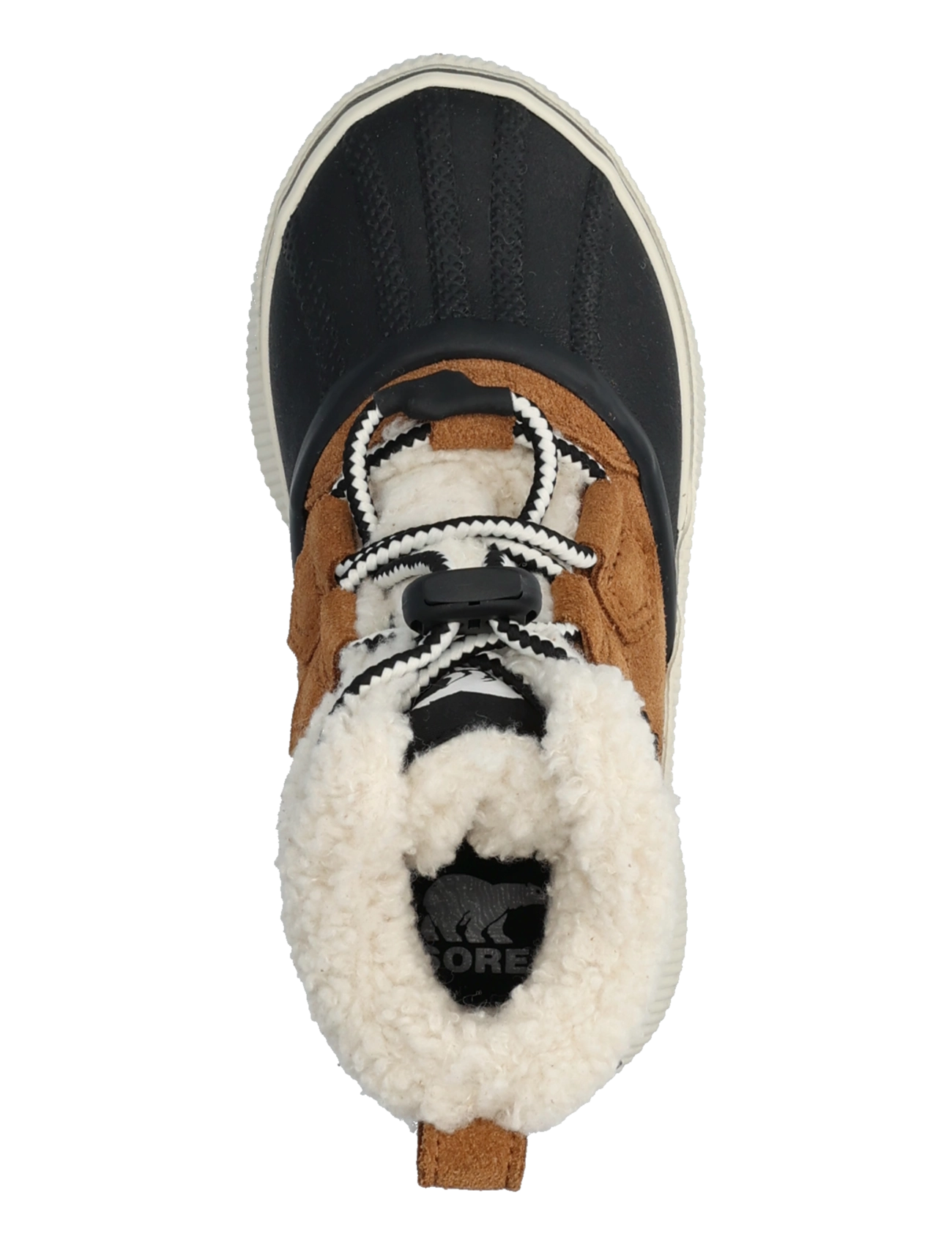 Sorel - LITTLE KIDS OUT N ABOUT IV CHILLZ WP - taffy leather, black - 3