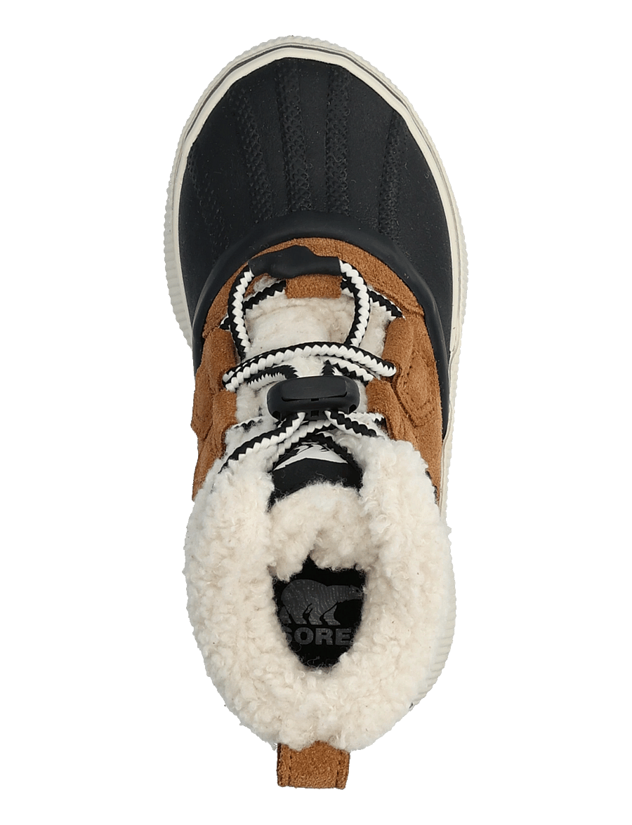 Sorel - LITTLE KIDS OUT N ABOUT IV CHILLZ WP - vandringsskor - taffy leather, black - 3