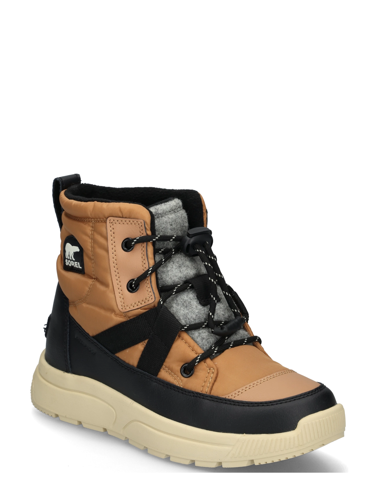 Sorel BIG KIDS WHITNEY III MID WP - Skor - TAWNY BUFF, BLEACHED CERAMIC / brown
