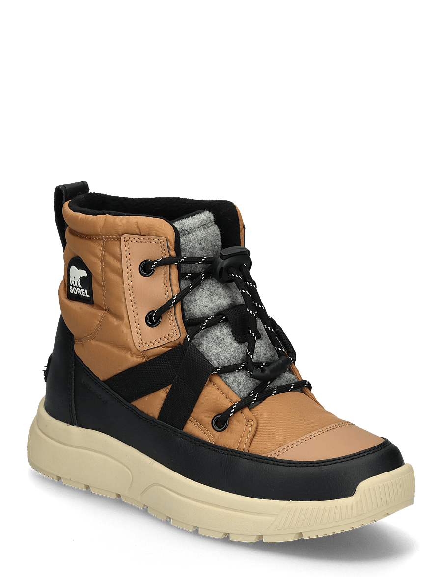 Sorel - BIG KIDS WHITNEY III MID WP - wanderschuhe - tawny buff, bleached ceramic - 0