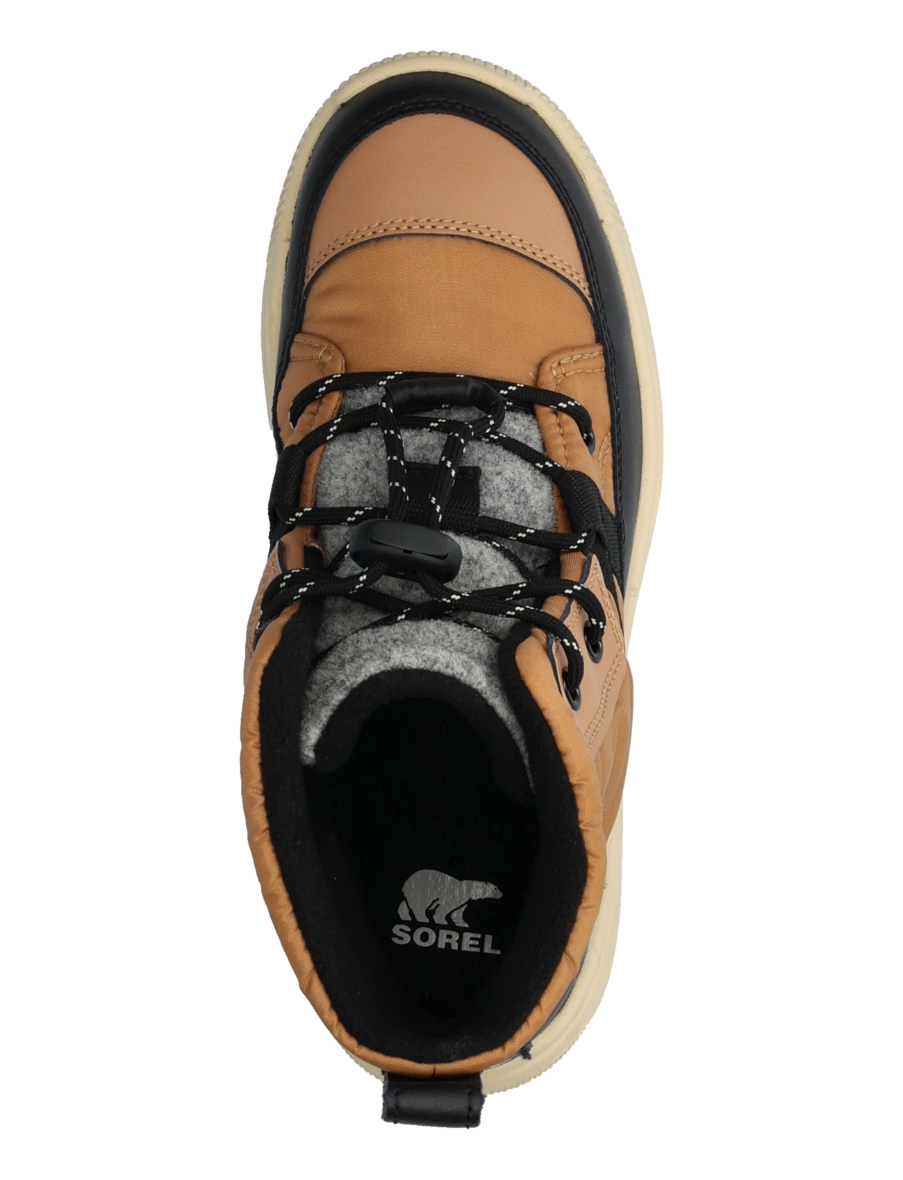Sorel - BIG KIDS WHITNEY III MID WP - vandringsskor - tawny buff, bleached ceramic - 3