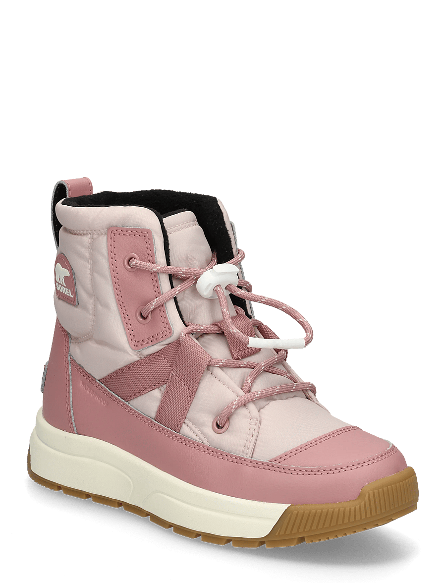 Sorel - BIG KIDS WHITNEY III MID WP - matka- ja kõndimisjalatsid - pink salt, eraser pink - 0