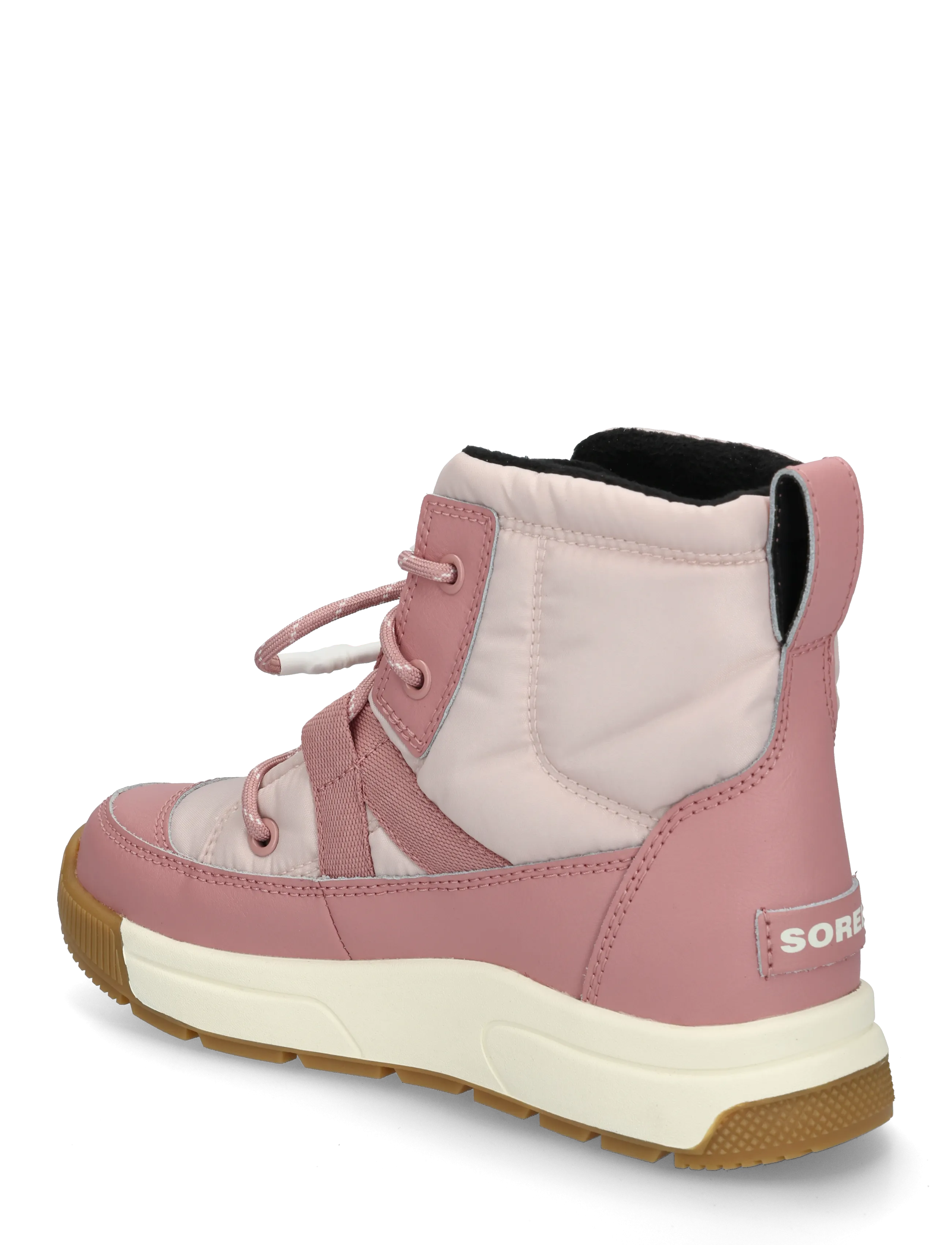 Sorel - BIG KIDS WHITNEY III MID WP - matka- ja kõndimisjalatsid - pink salt, eraser pink - 1