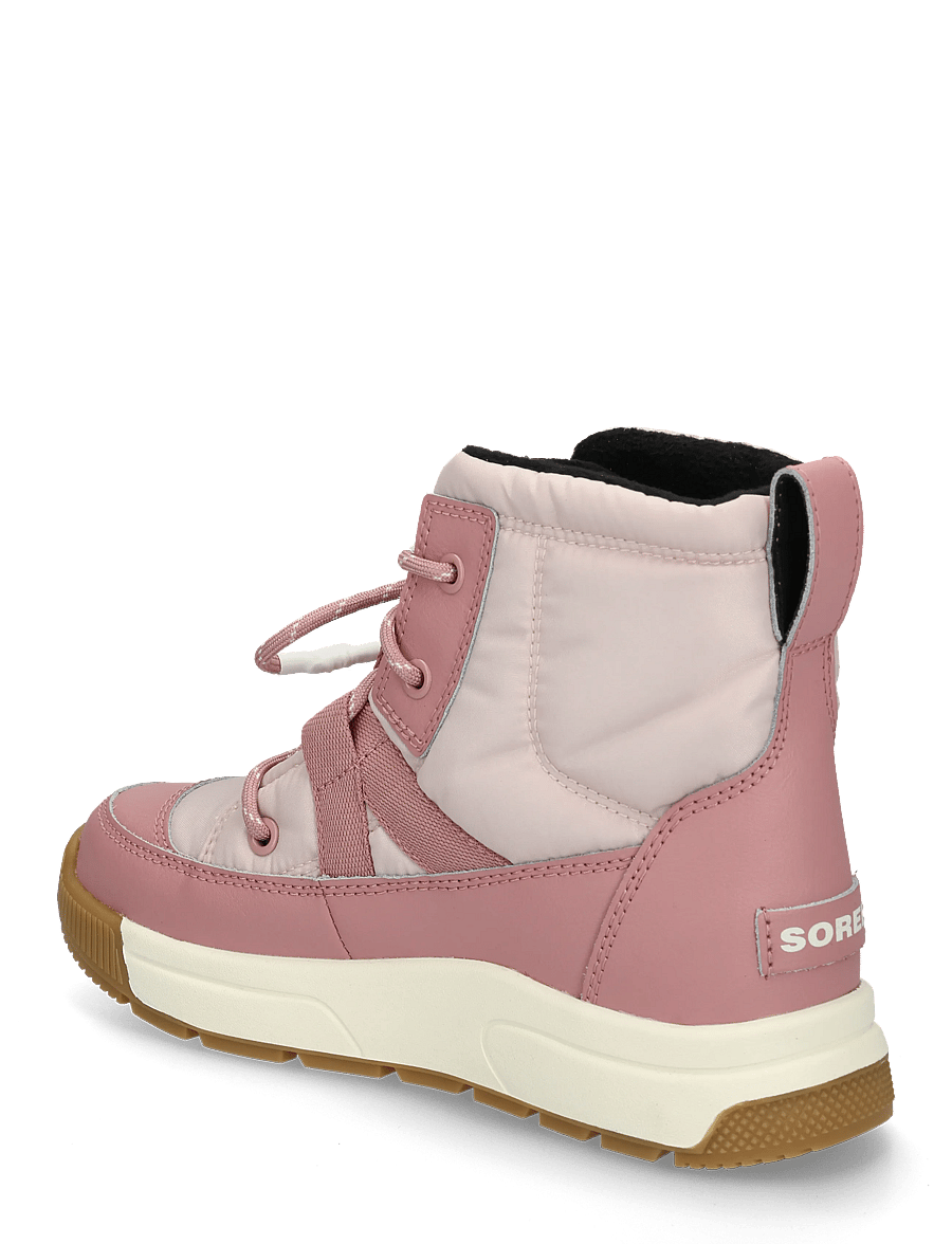 Sorel - BIG KIDS WHITNEY III MID WP - matka- ja kõndimisjalatsid - pink salt, eraser pink - 1