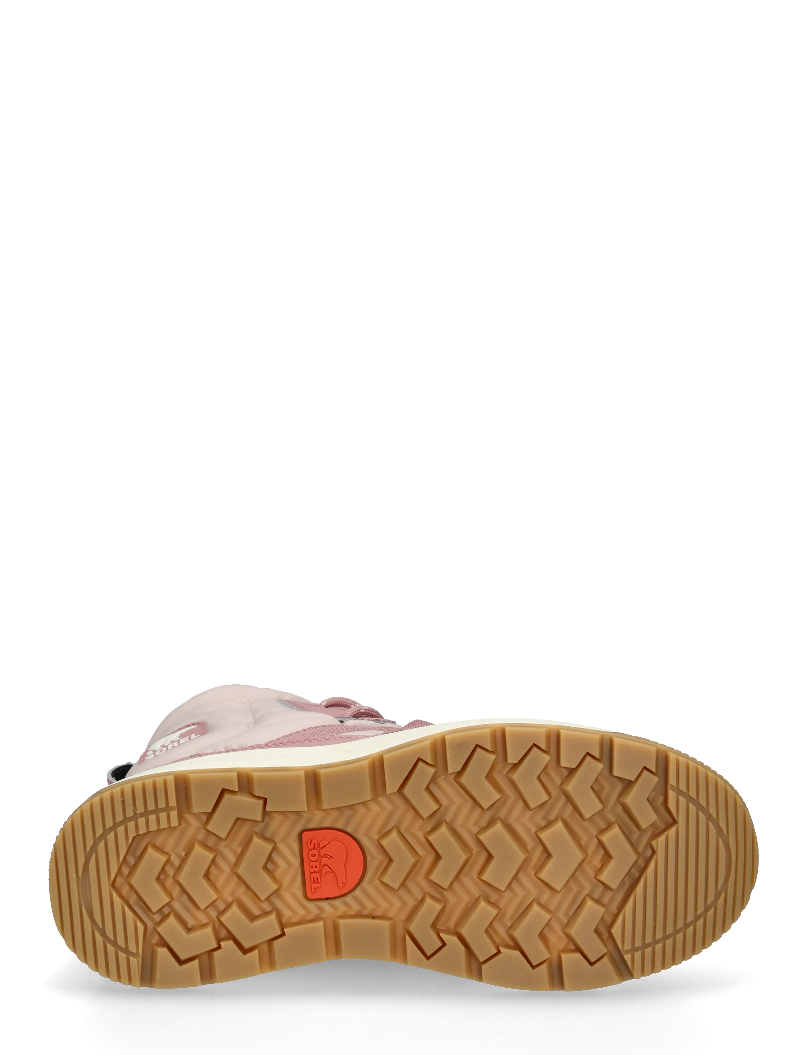 Sorel - BIG KIDS WHITNEY III MID WP - matka- ja kõndimisjalatsid - pink salt, eraser pink - 4