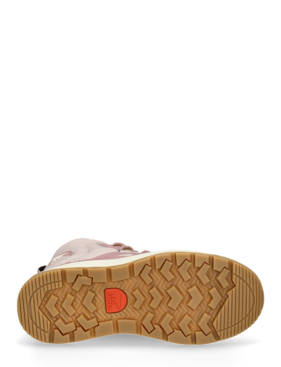 Sorel - BIG KIDS WHITNEY III MID WP - matka- ja kõndimisjalatsid - pink salt, eraser pink - 4