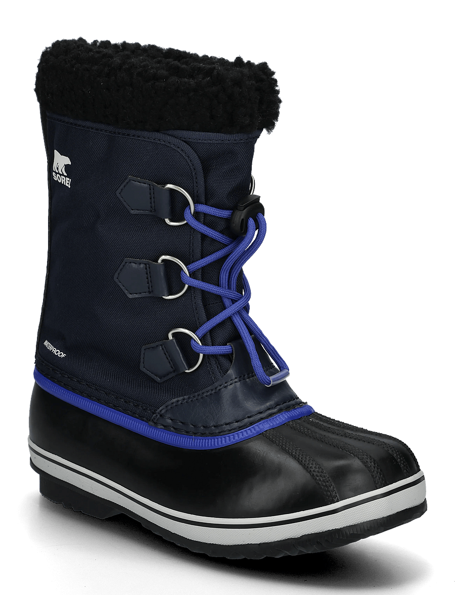 Sorel - BIG KIDS YOOT PAC NYLON WP - matka- ja kõndimisjalatsid - collegiate navy, super blue - 0