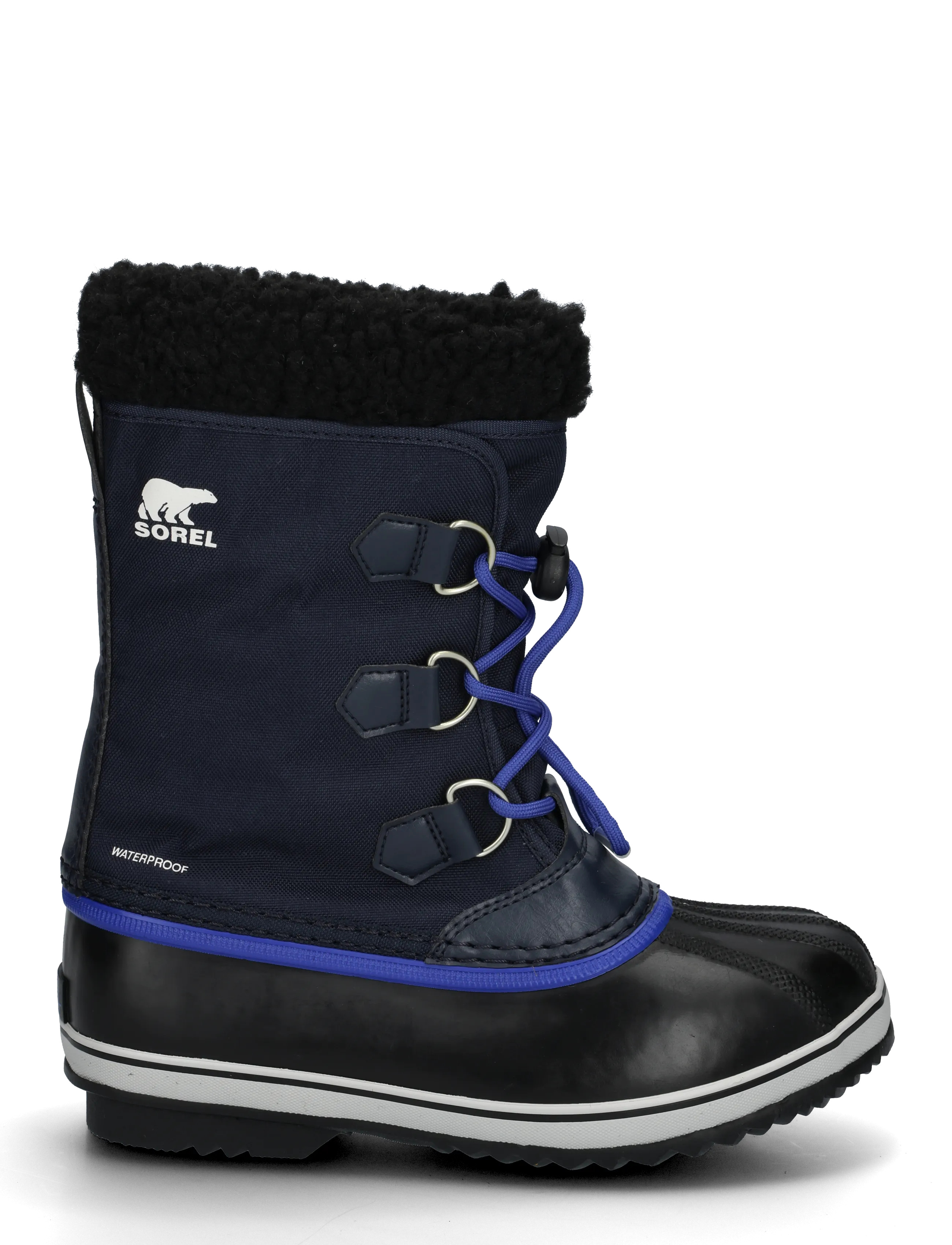 Sorel - BIG KIDS YOOT PAC NYLON WP - matka- ja kõndimisjalatsid - collegiate navy, super blue - 2