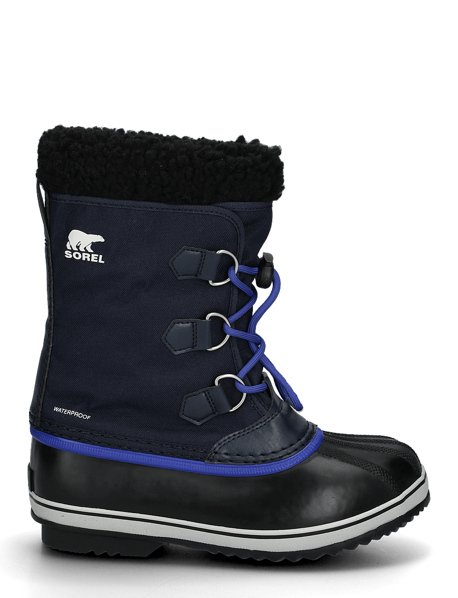 Sorel - BIG KIDS YOOT PAC NYLON WP - matka- ja kõndimisjalatsid - collegiate navy, super blue - 2