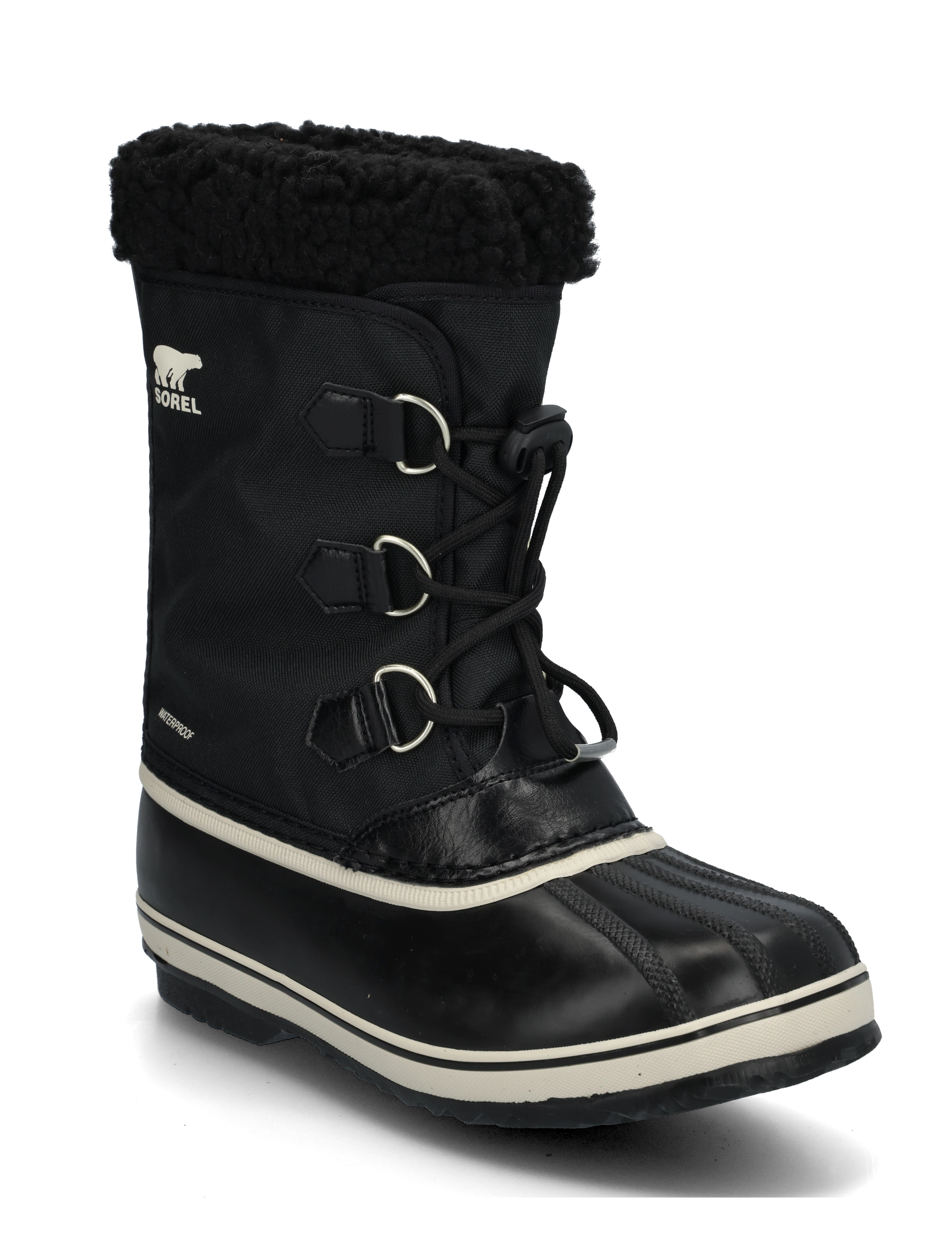 Sorel BIG KIDS YOOT PAC NYLON WP - Skor - BLACK, BLACK / black