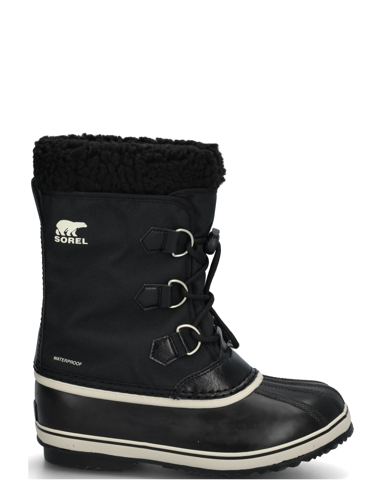 Sorel - BIG KIDS YOOT PAC NYLON WP - vandringsskor - black, black - 2