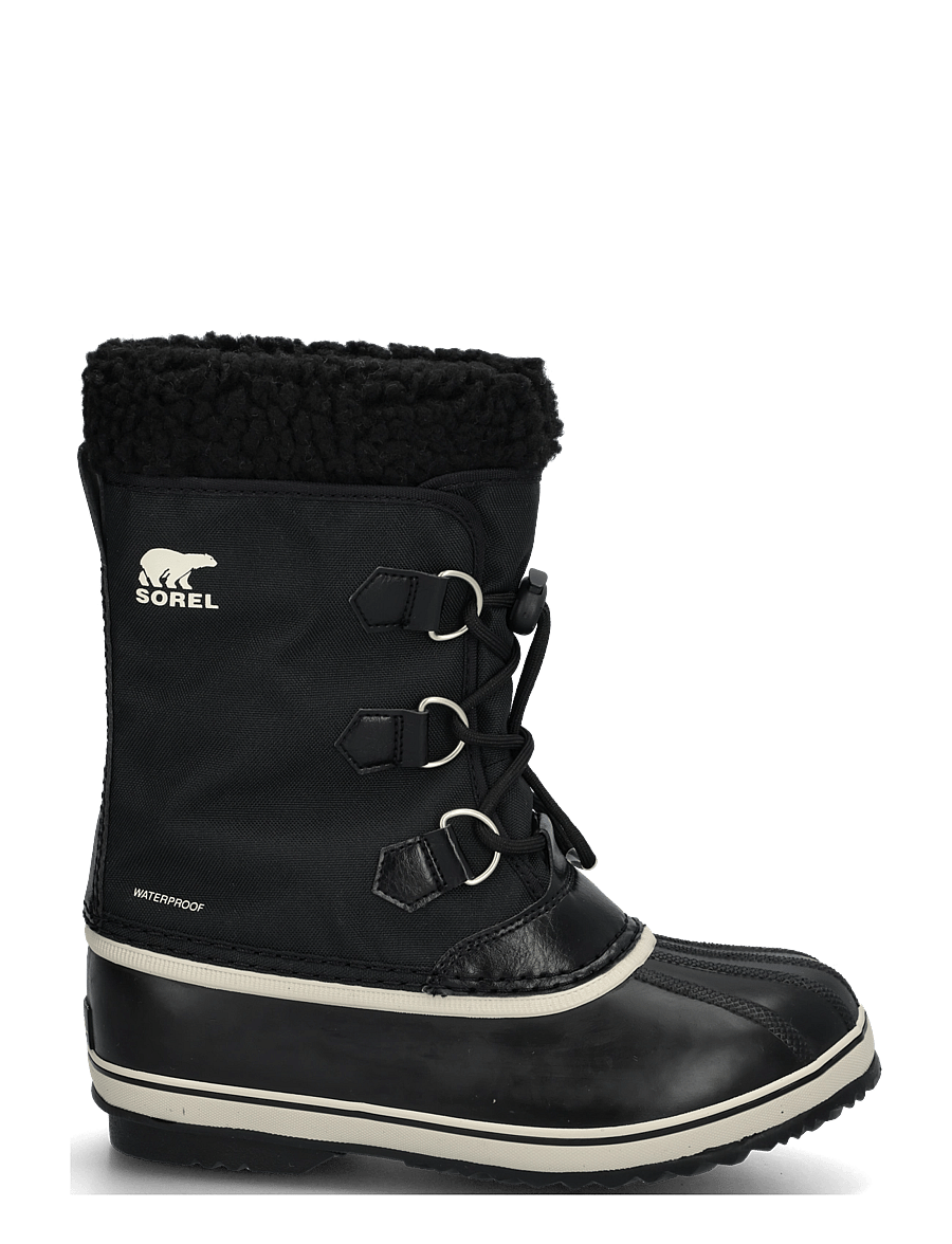 Sorel - BIG KIDS YOOT PAC NYLON WP - vandringsskor - black, black - 2