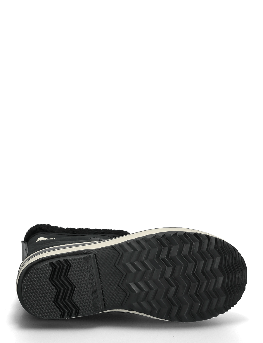 Sorel - BIG KIDS YOOT PAC NYLON WP - matka- ja kõndimisjalatsid - black, black - 4