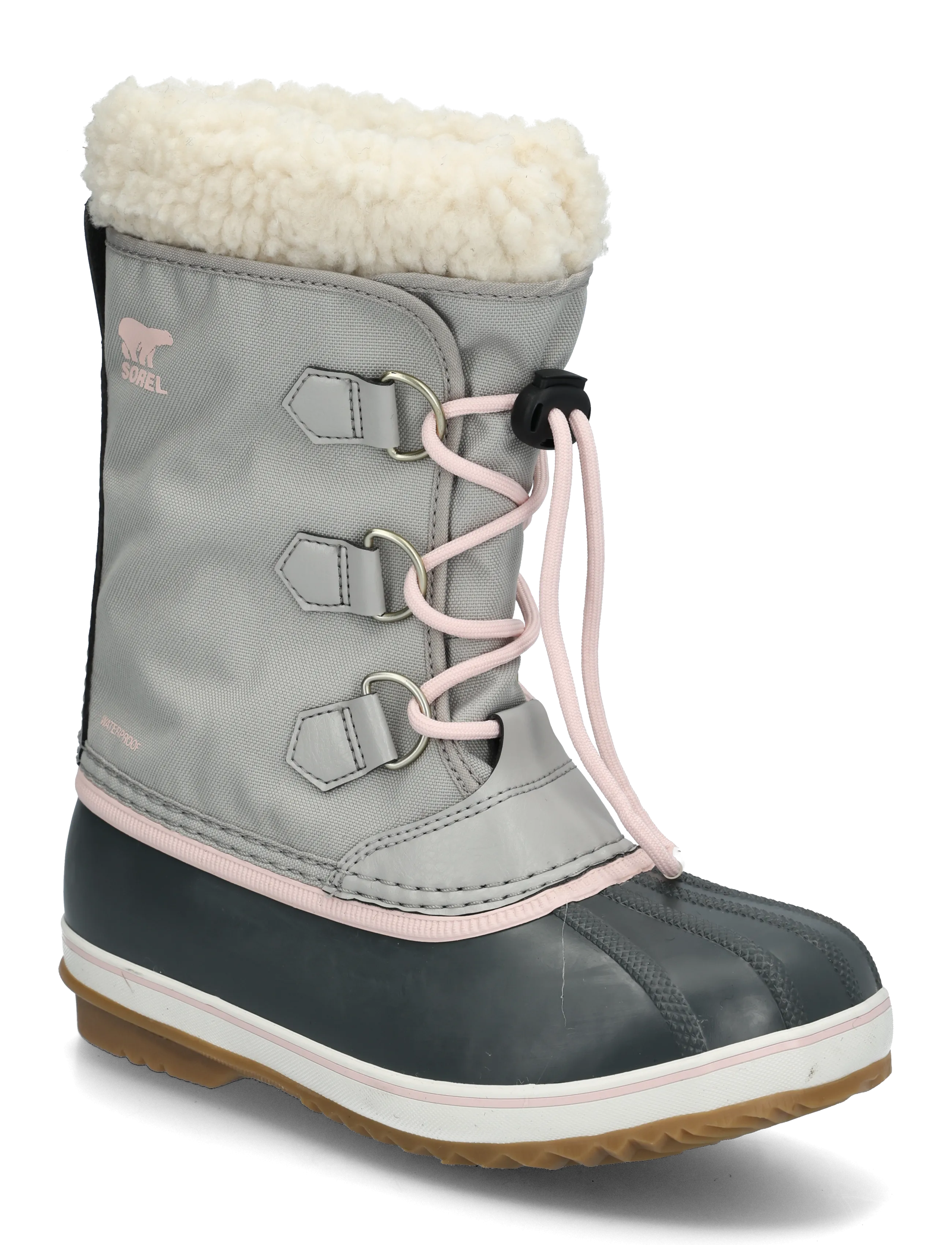 Sorel BIG KIDS YOOT PAC NYLON WP - Sorel - DOVE, GUM 2 / grey