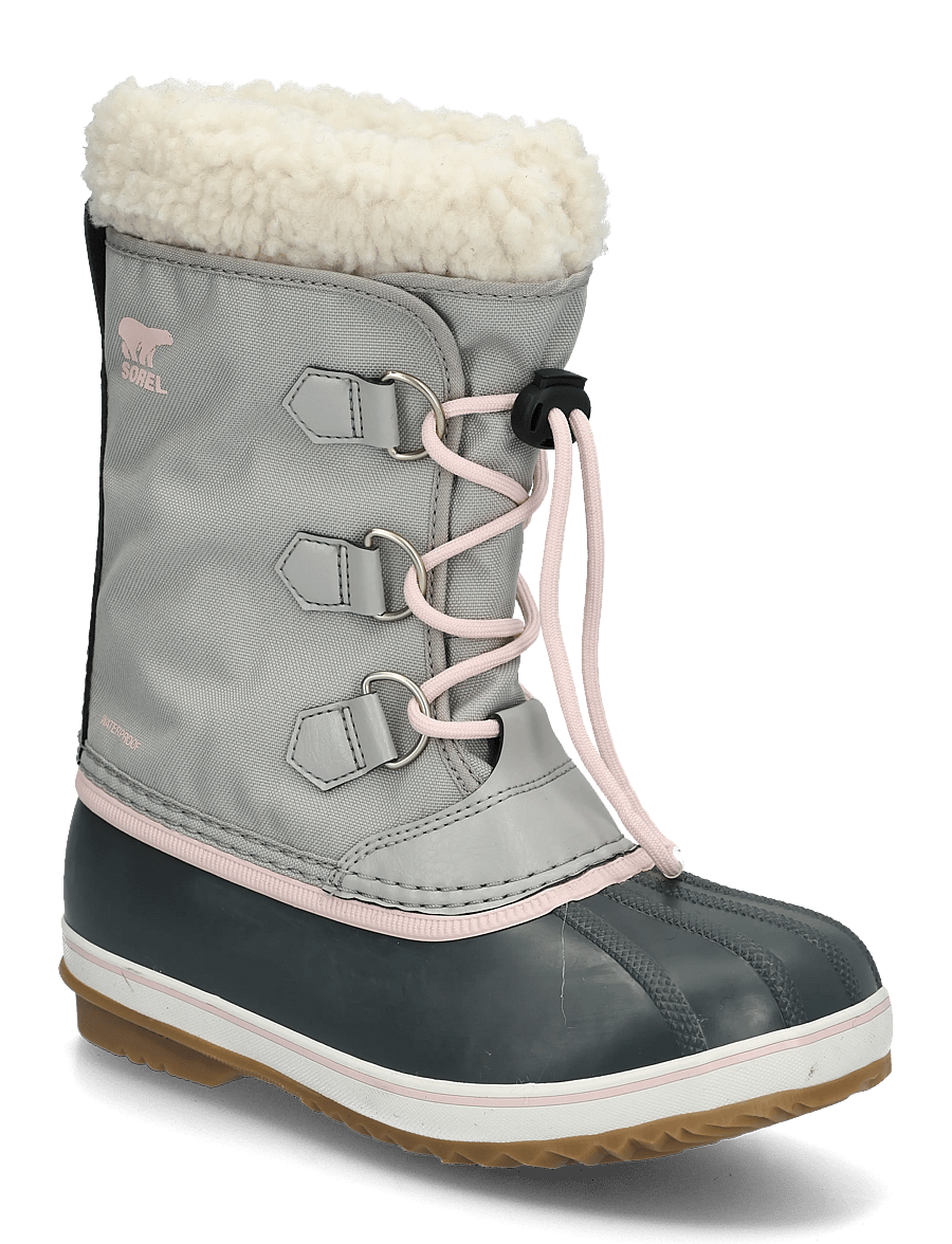 Sorel - BIG KIDS YOOT PAC NYLON WP - matka- ja kõndimisjalatsid - dove, gum 2 - 0