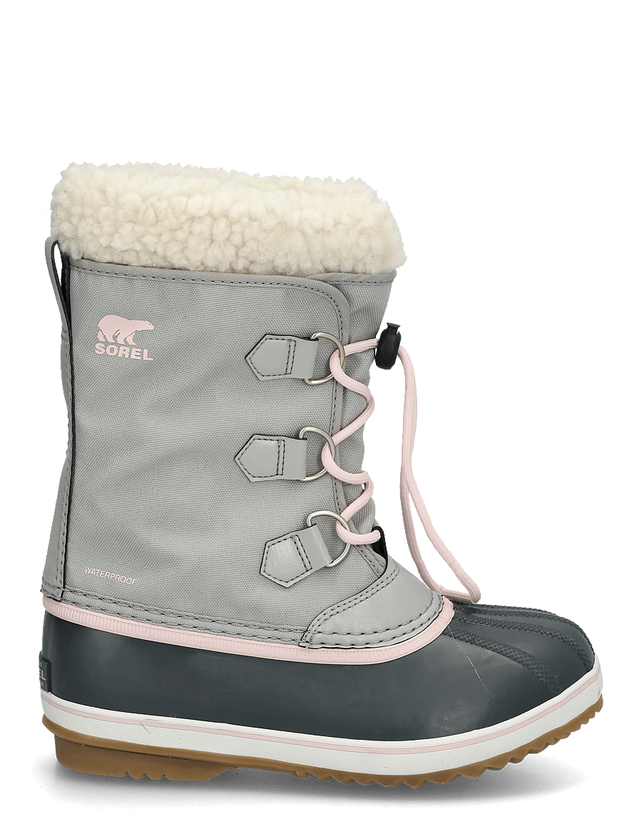 Sorel - BIG KIDS YOOT PAC NYLON WP - matka- ja kõndimisjalatsid - dove, gum 2 - 2